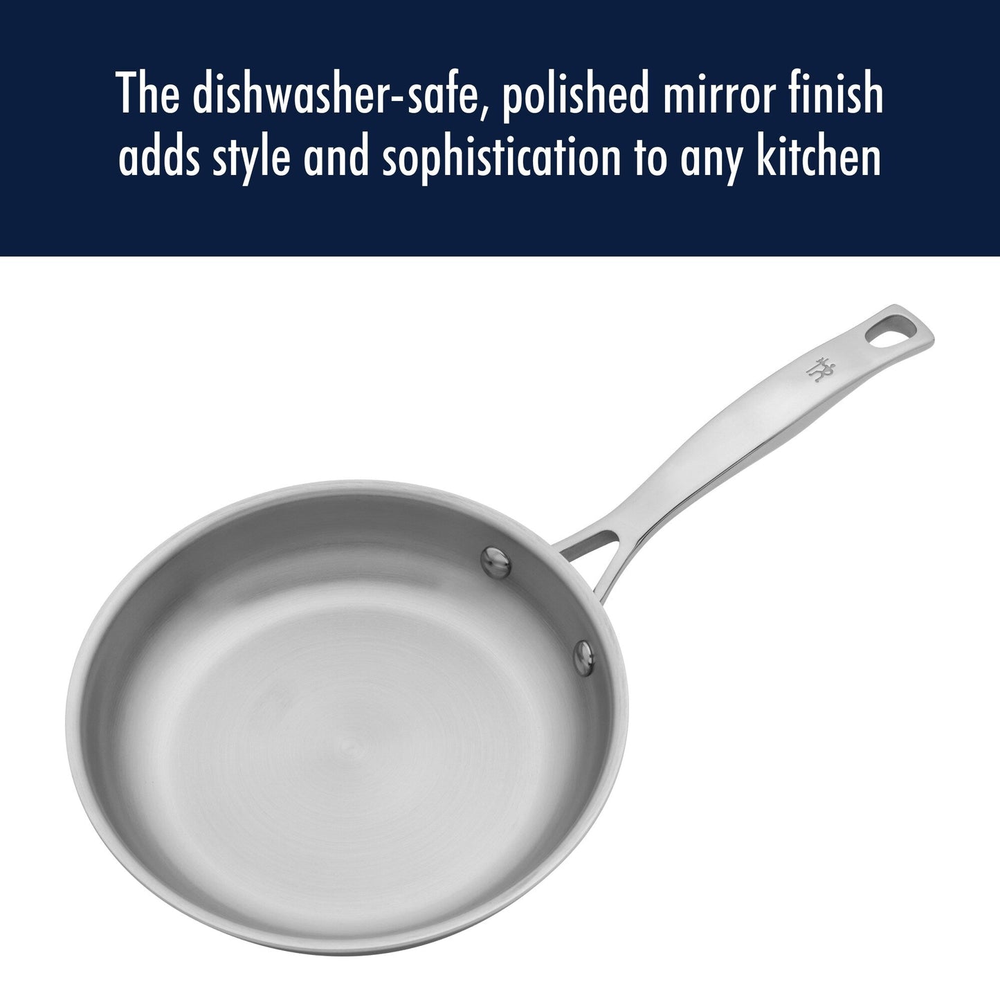 Henckels Clad H3 8-inch Stainless Steel Fry Pan
