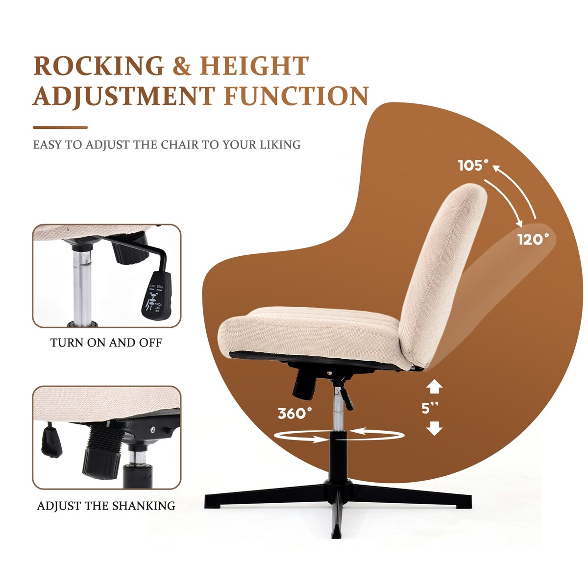 Home Office Desk Swivel Chair