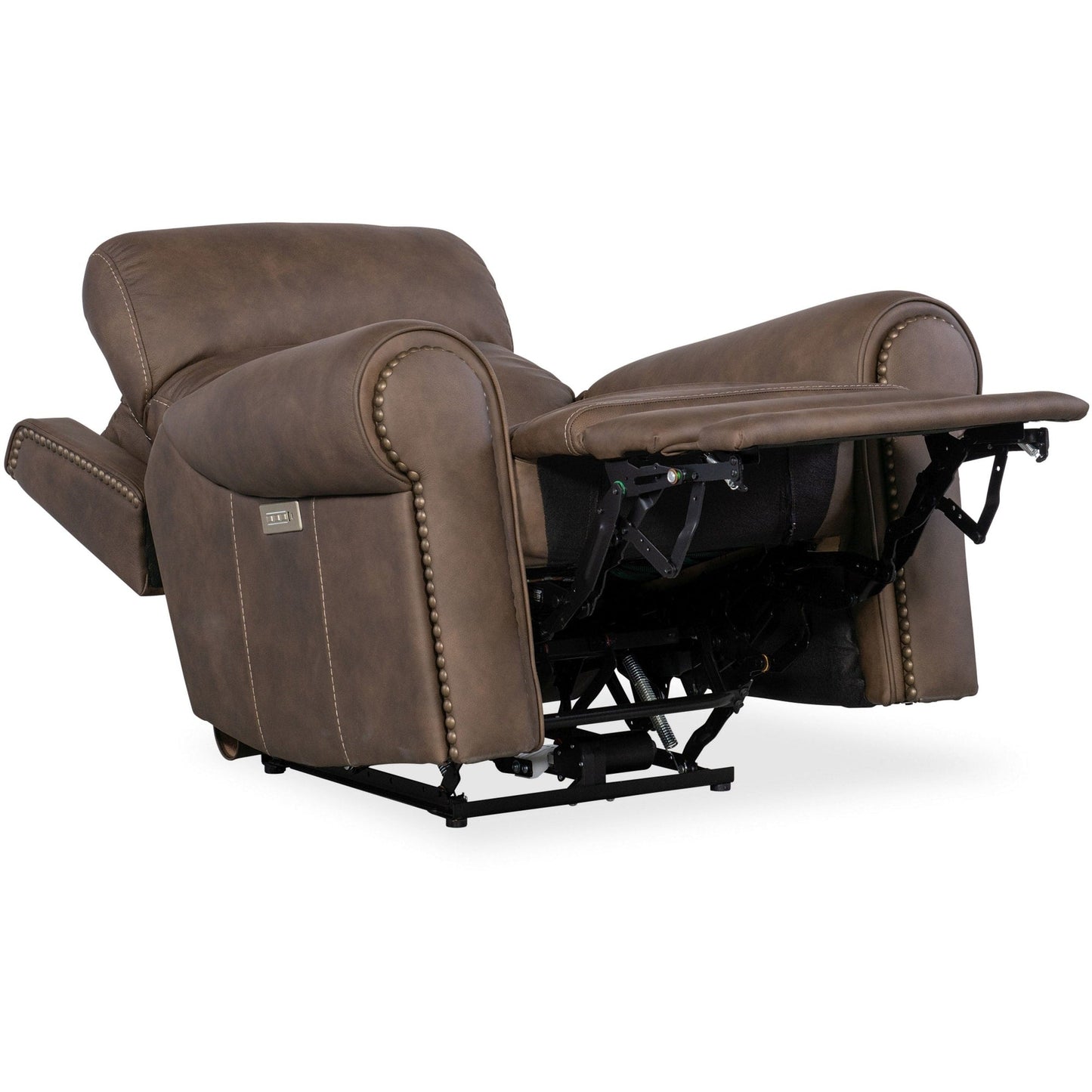Hooker Furniture SS635-PHZL1 Duncan 43 Wide Metal Framed Leather