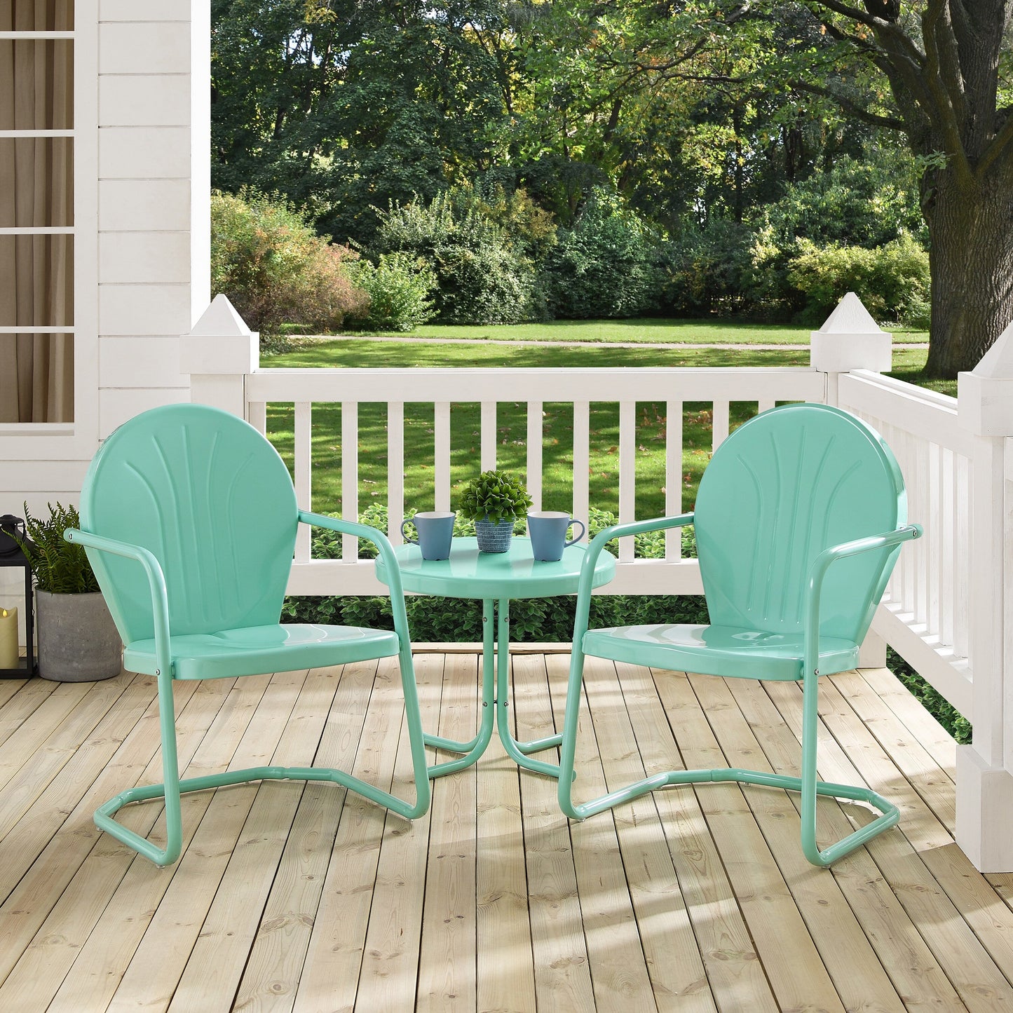 Crosley Griffith 3-piece Metal Outdoor Conversation Set