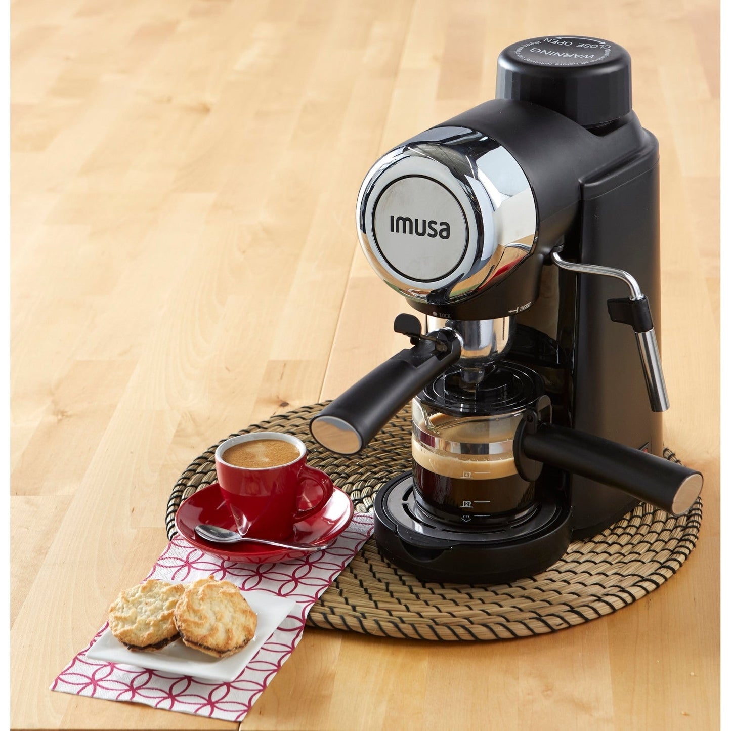 IMUSA 4 Cup Espresso/Cappuccino Maker