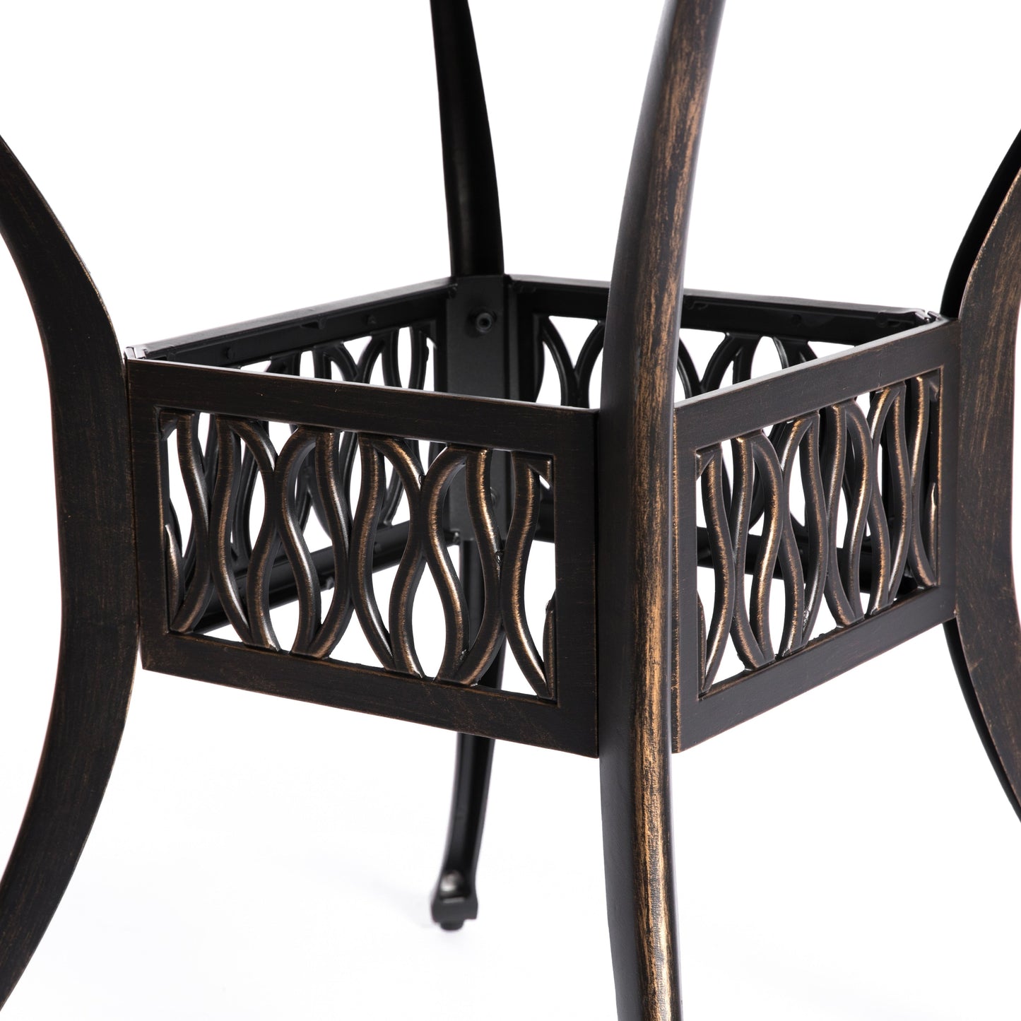 Indoor and Outdoor Dinning Set Bistro Cast Aluminum.