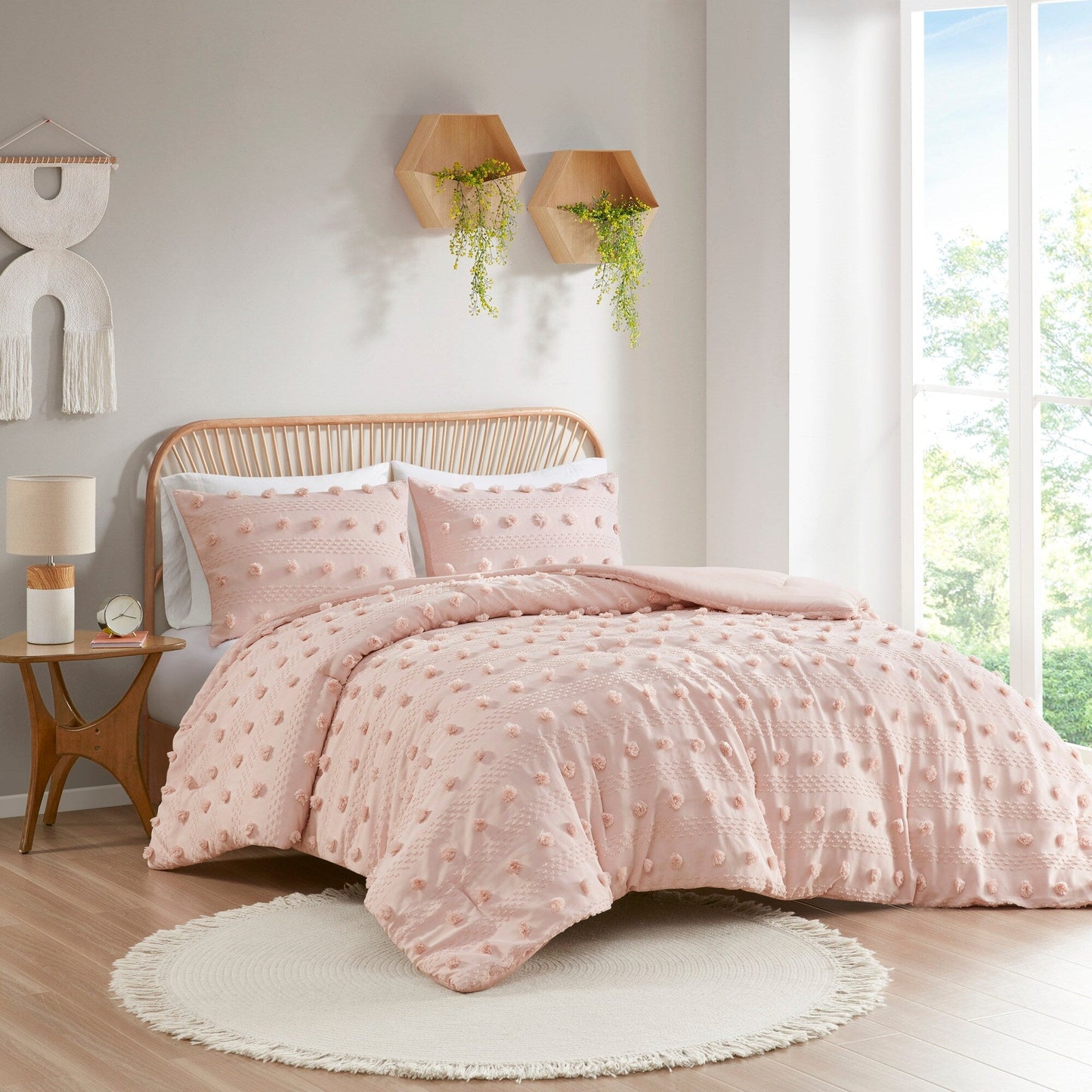 Intelligent Design Vera Clip Jacquard Comforter Set