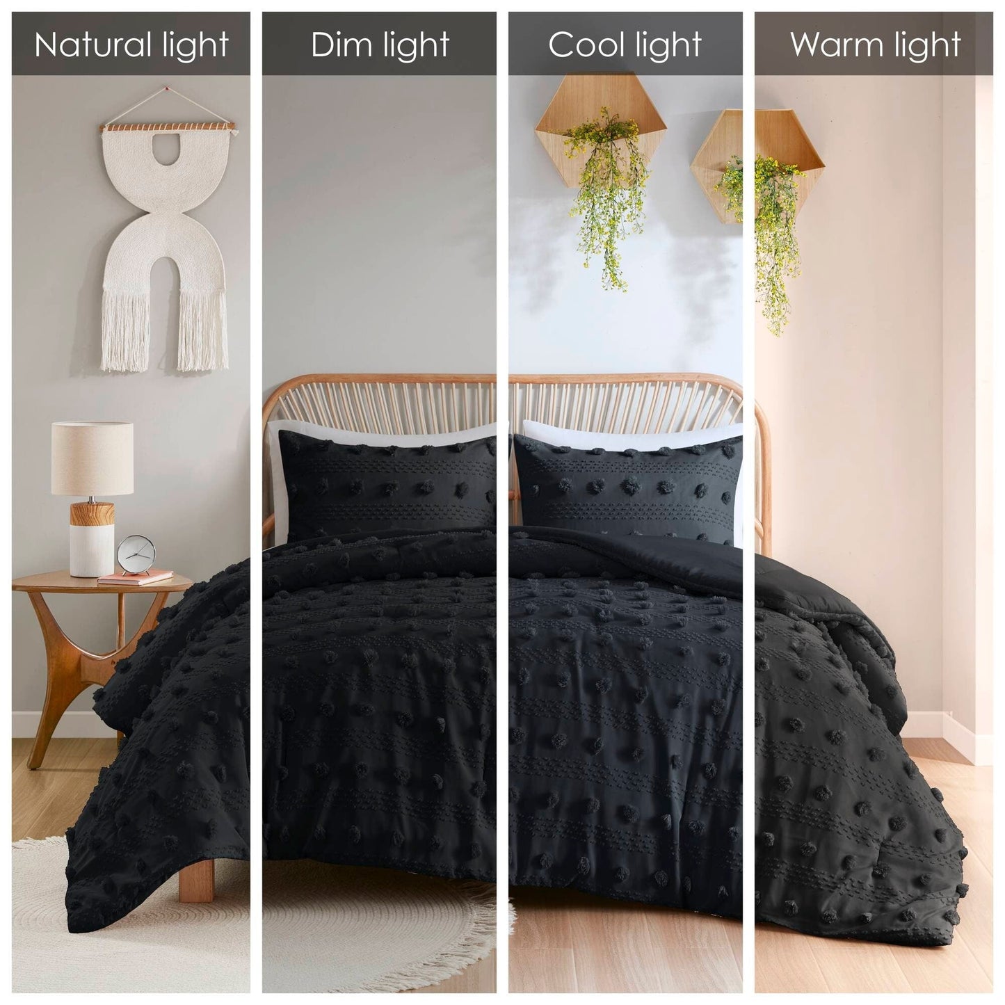 Intelligent Design Vera Clip Jacquard Comforter Set