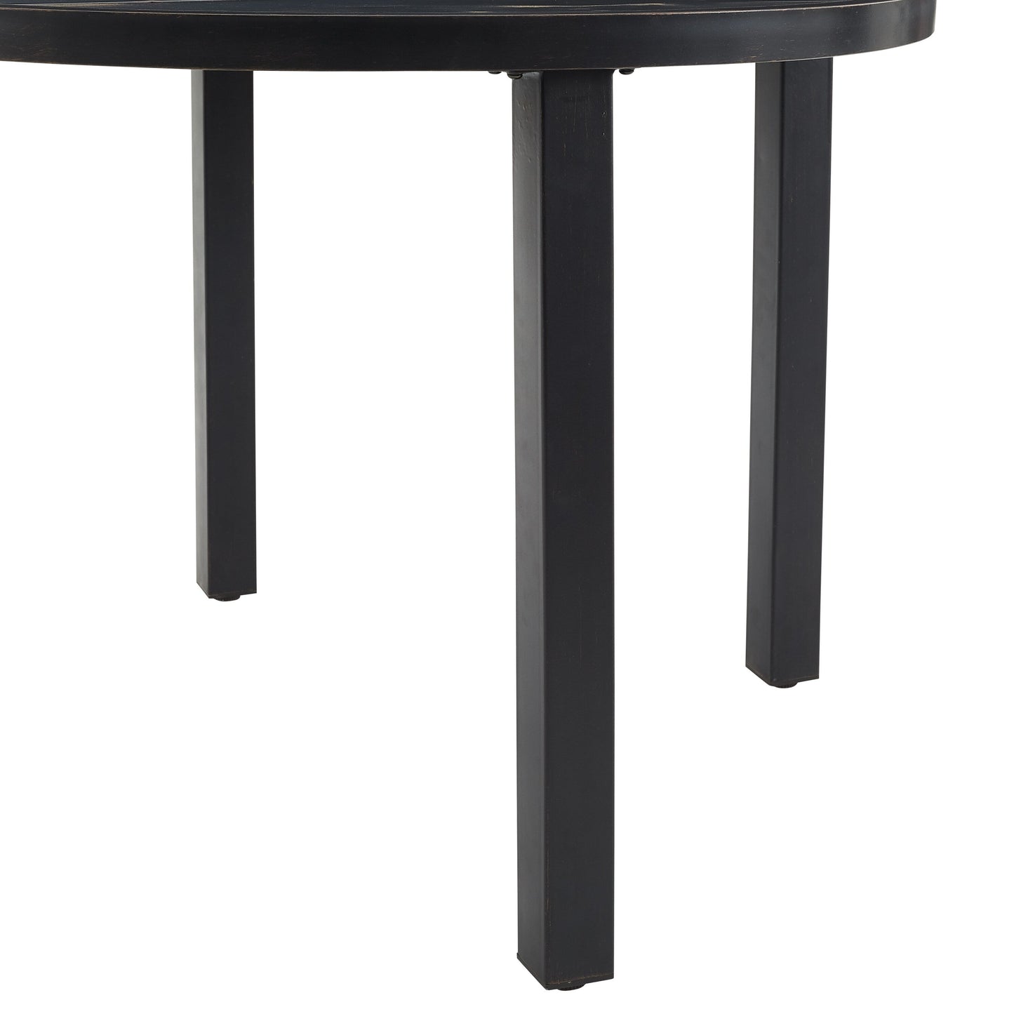 Crosley Kaplan 5Pc Outdoor Metal Round Dining Set- Table & 4 Swivel Chairs