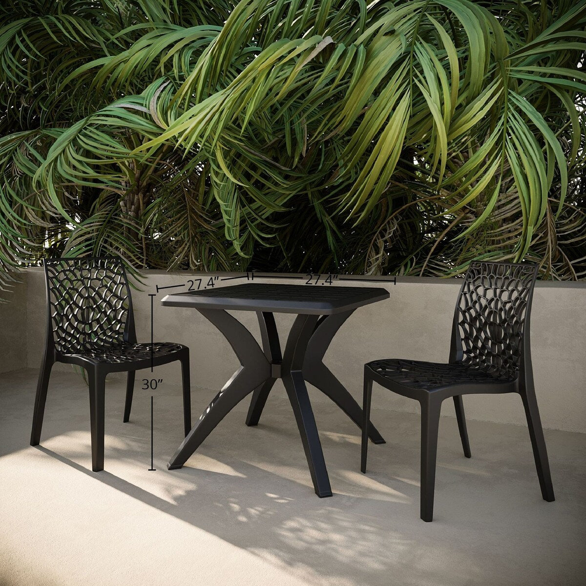 Karissa Chairs and Marcus Table Set