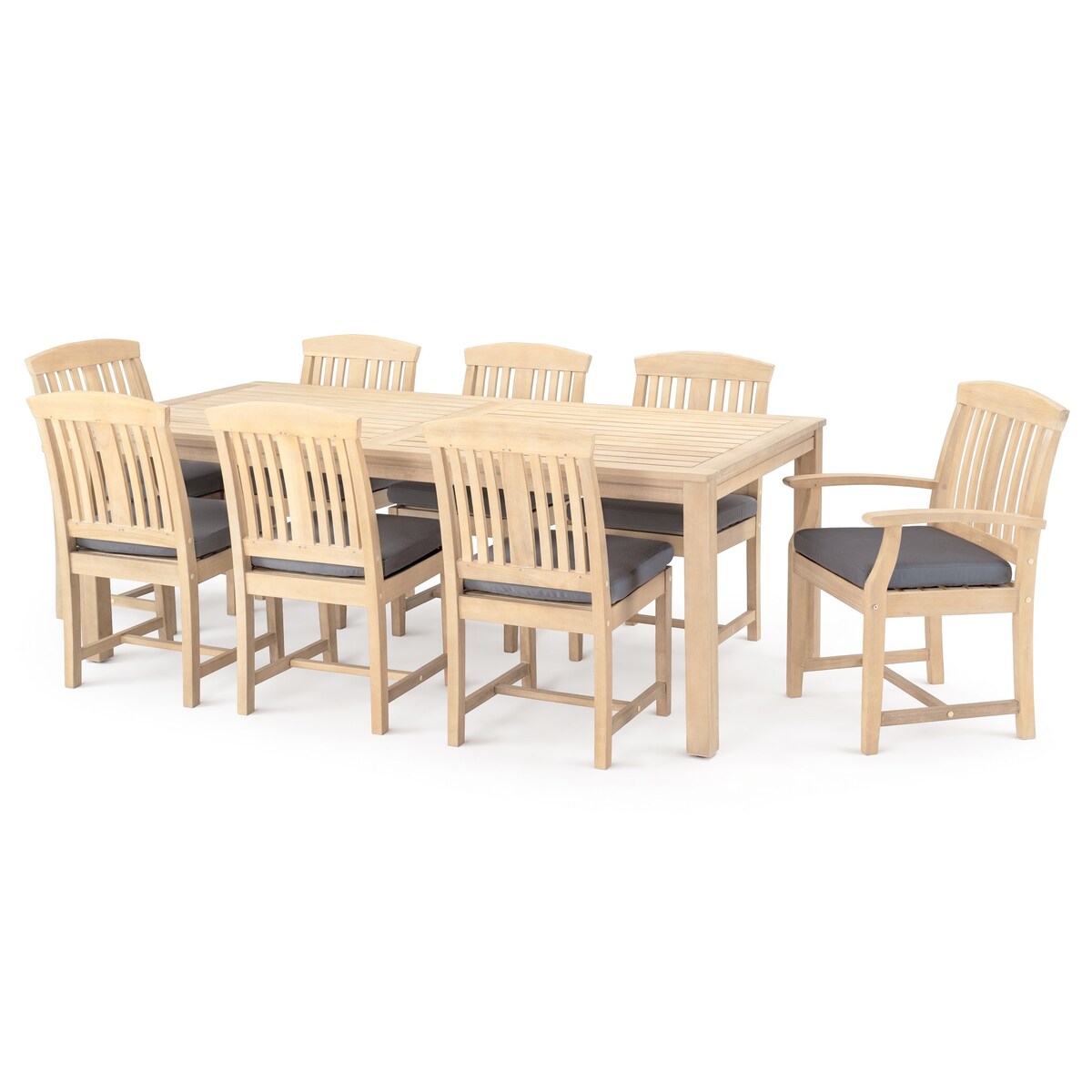 Kooper 9 Piece Sunbrella Outdoor Patio Dining Set