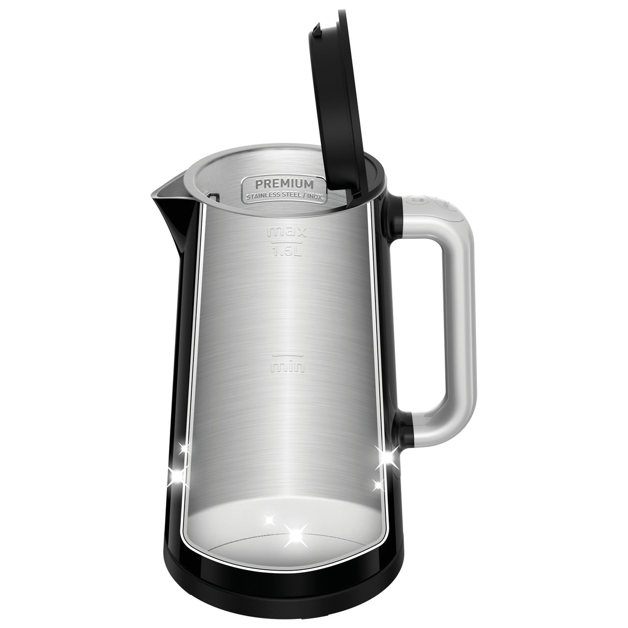 Krups Smart Temp Digital Kettle, Black