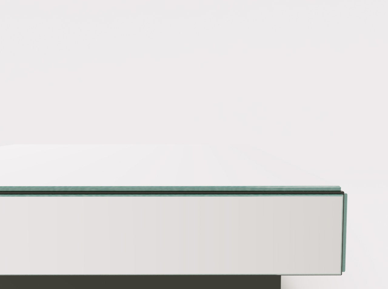 Table basse carrée en miroir Reflex