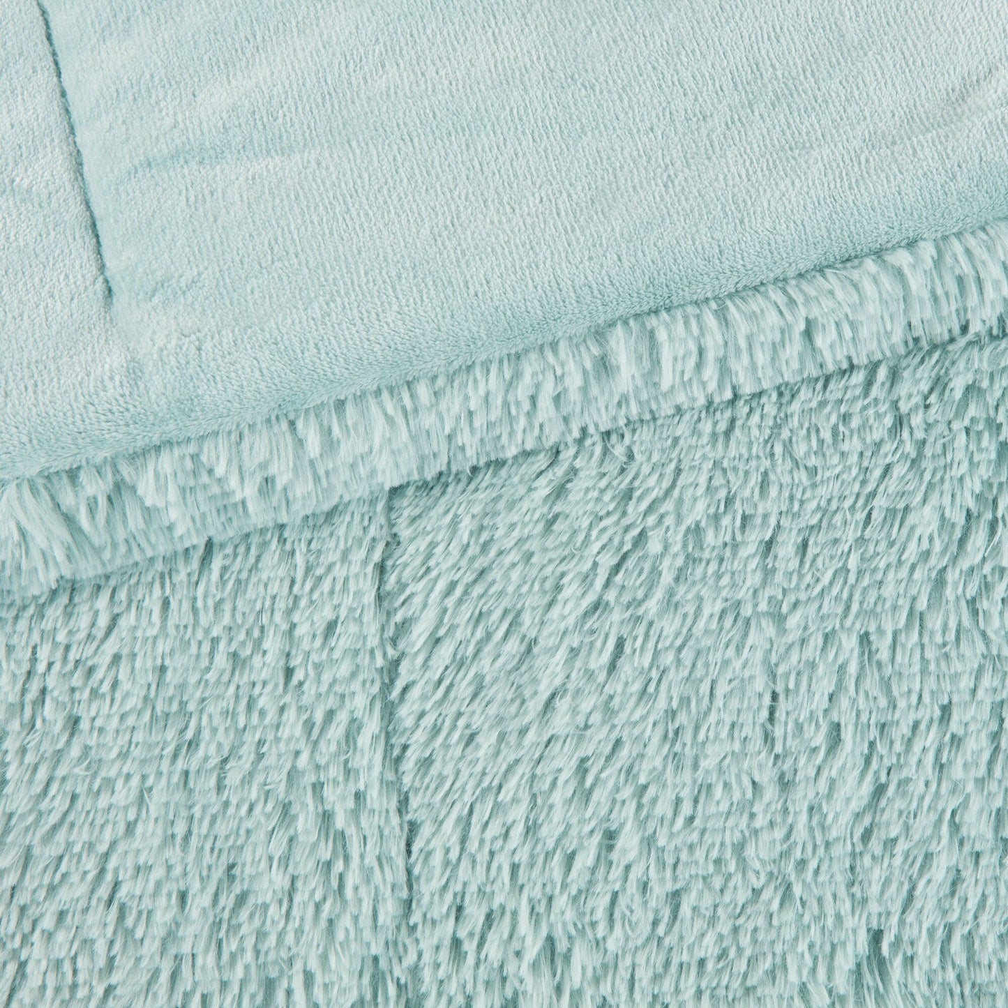 Intelligent Design Leena Shaggy Long Fur Comforter Mini Set