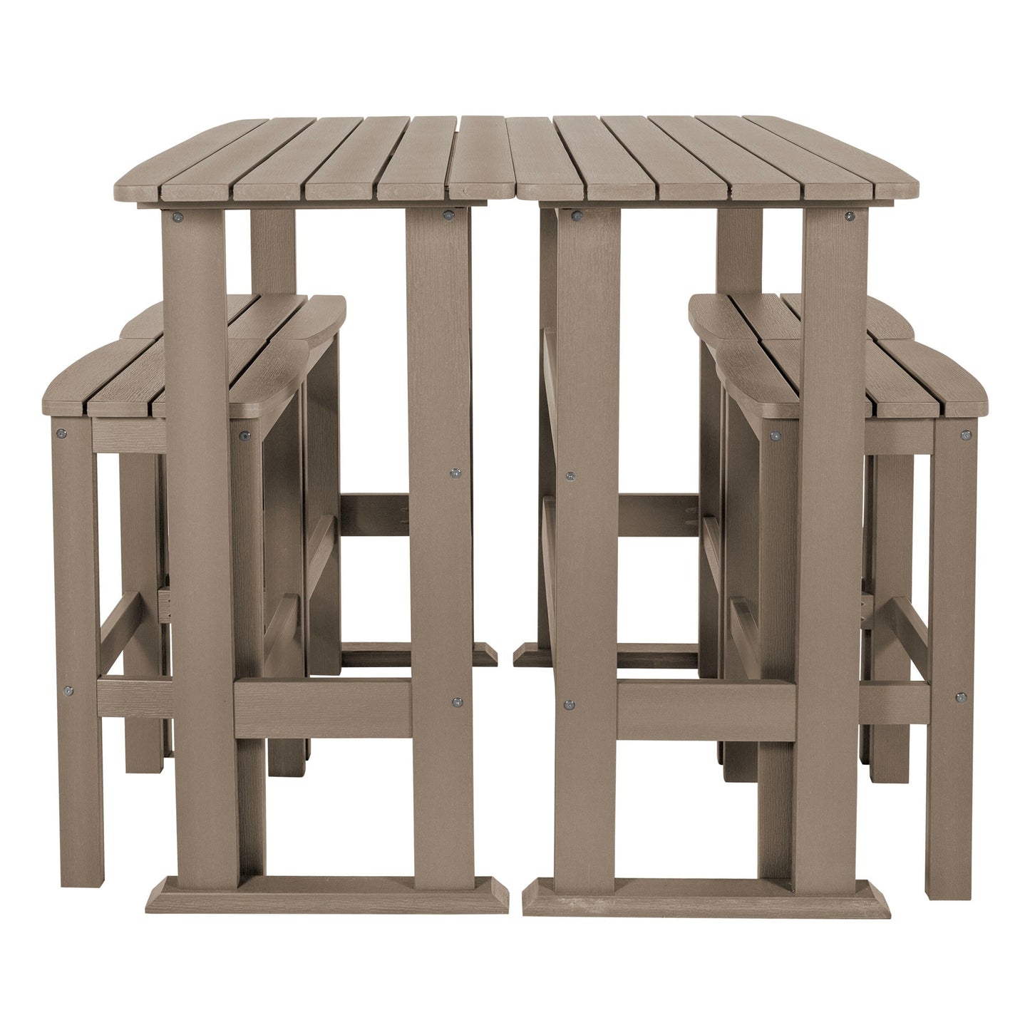 Lehigh 6-Piece Outdoor Balcony Set - Bar-height