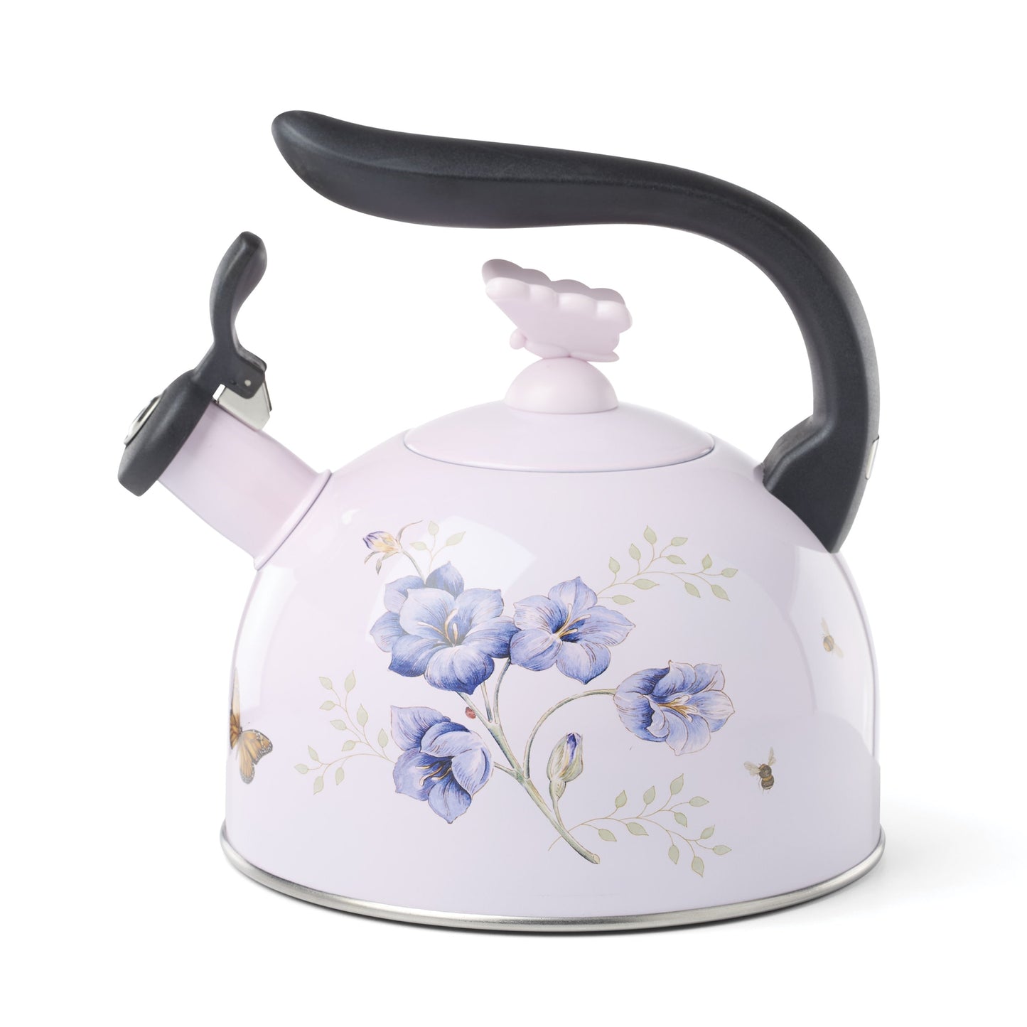 Lenox Butterfly Meadow Tea Kettle, Enamel 2.5-Quart