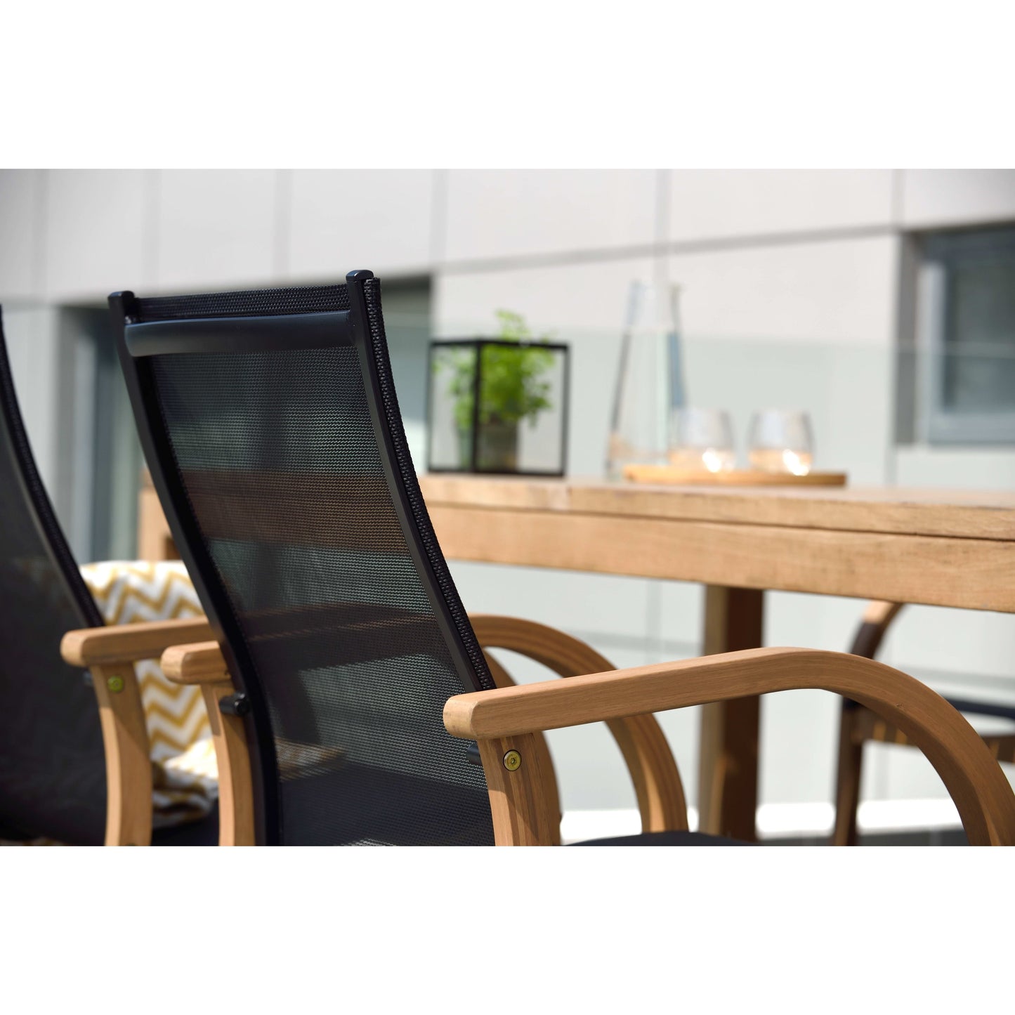 LifestyleGarden 9pc Outdoor Patio Teak Deluxe Dining Set - 9-Piece