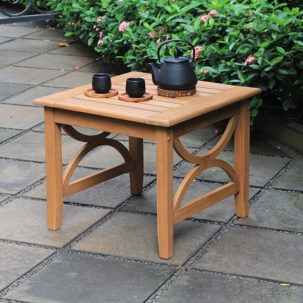 Cambridge Casual Lowell 5-piece Teak Wood Outdoor Conversation Set