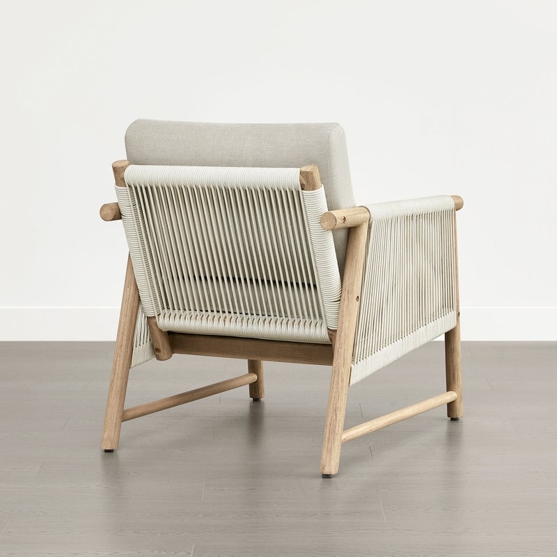 Lynn Outdoor Acacia Wood Patio Furniture Outdoor Chair