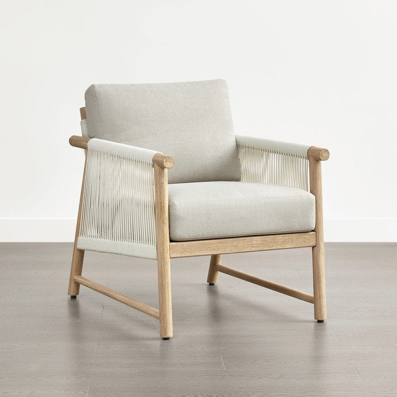 Lynn Outdoor Acacia Wood Patio Furniture Outdoor Chair
