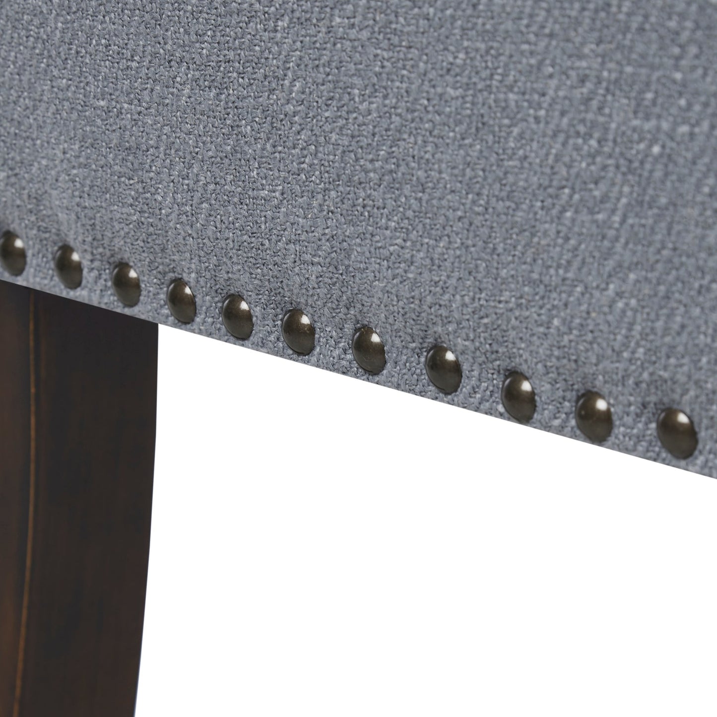 Madison Park Welburn 49.5 Upholstered Bench with Back & Wood Legs