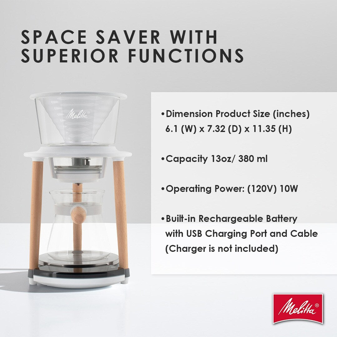 Melitta Senz V Connected Smart Pour-Over Coffee System