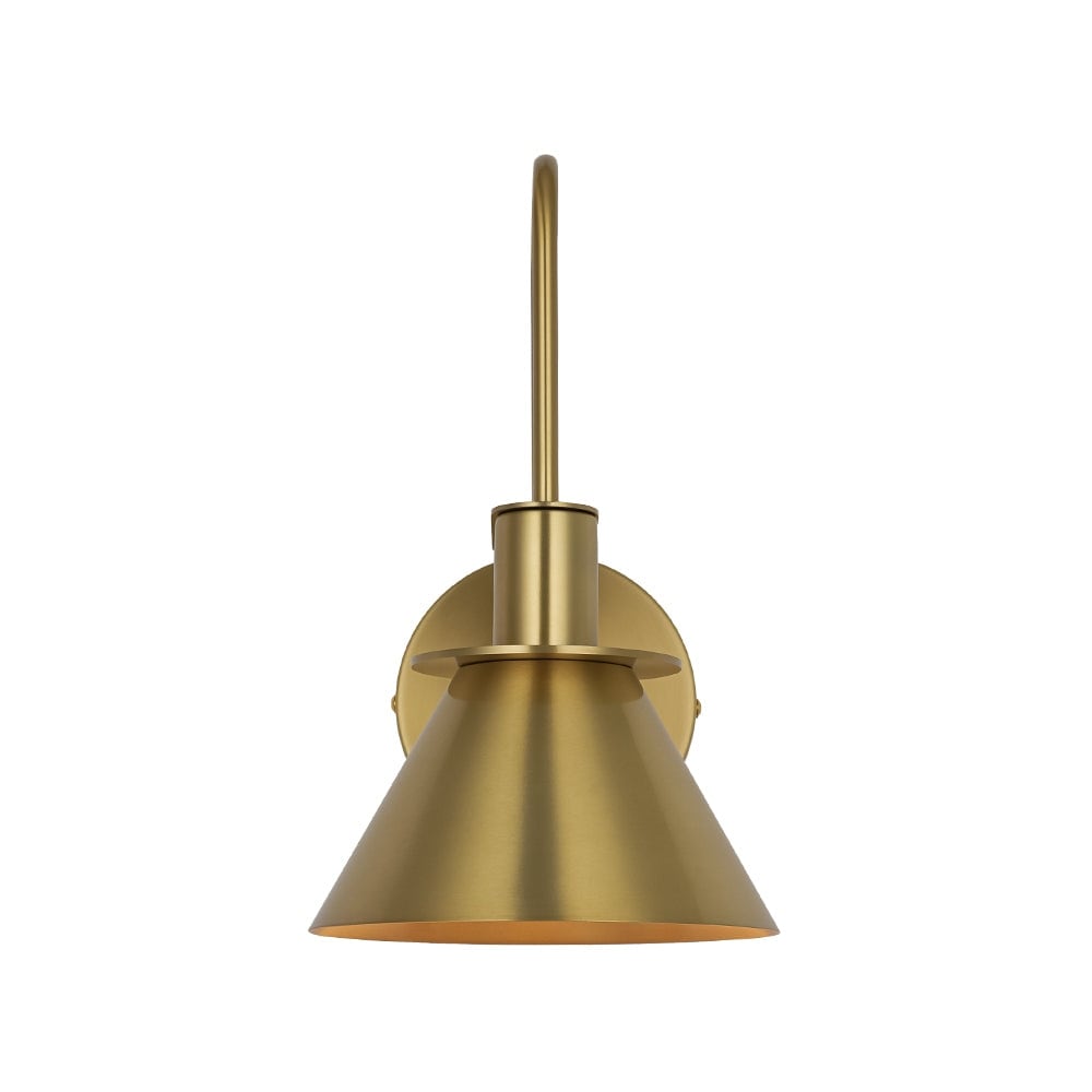 Mid-century Modern 1-Light Cone Wall Sconce - 7in Bedroom Light