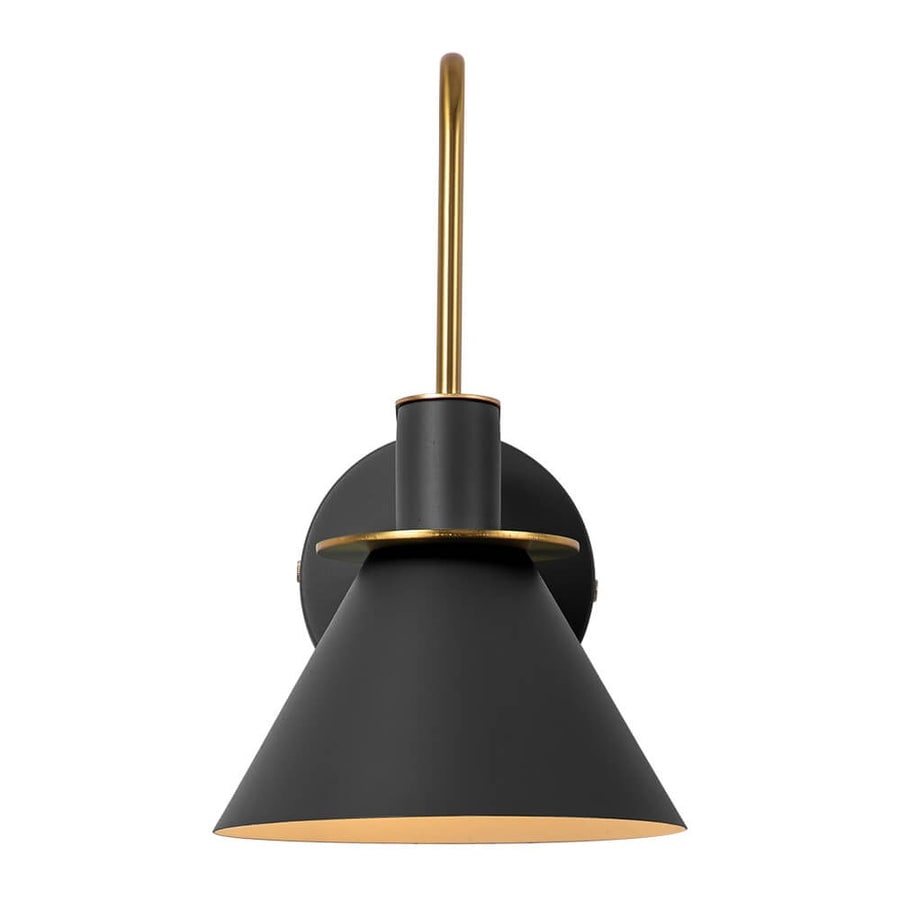 Mid-century Modern 1-Light Cone Wall Sconce - 7in Bedroom Light