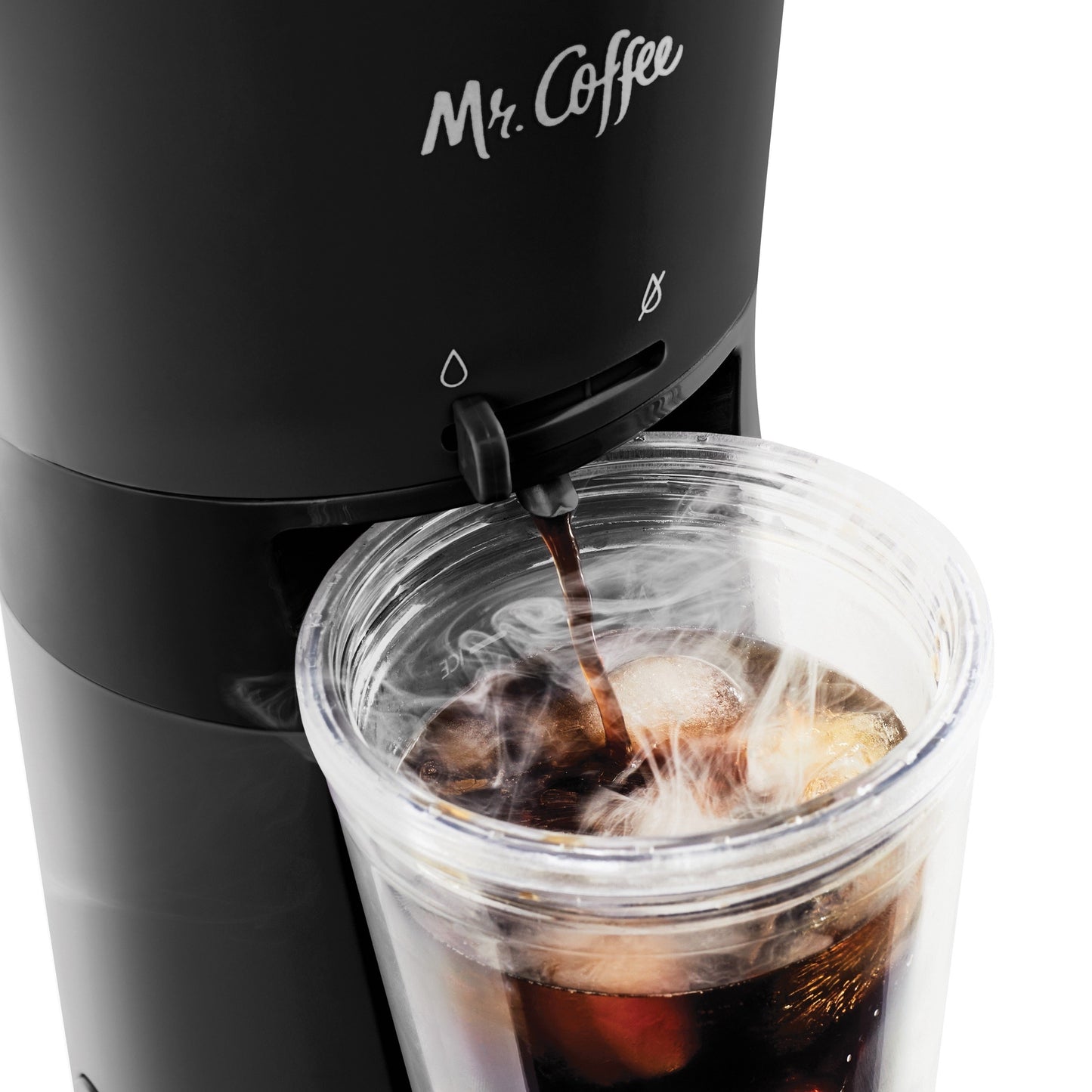 Mr. Coffee® Iced™ Coffee Maker with Reusable Tumbler and Coffee Filter, Black