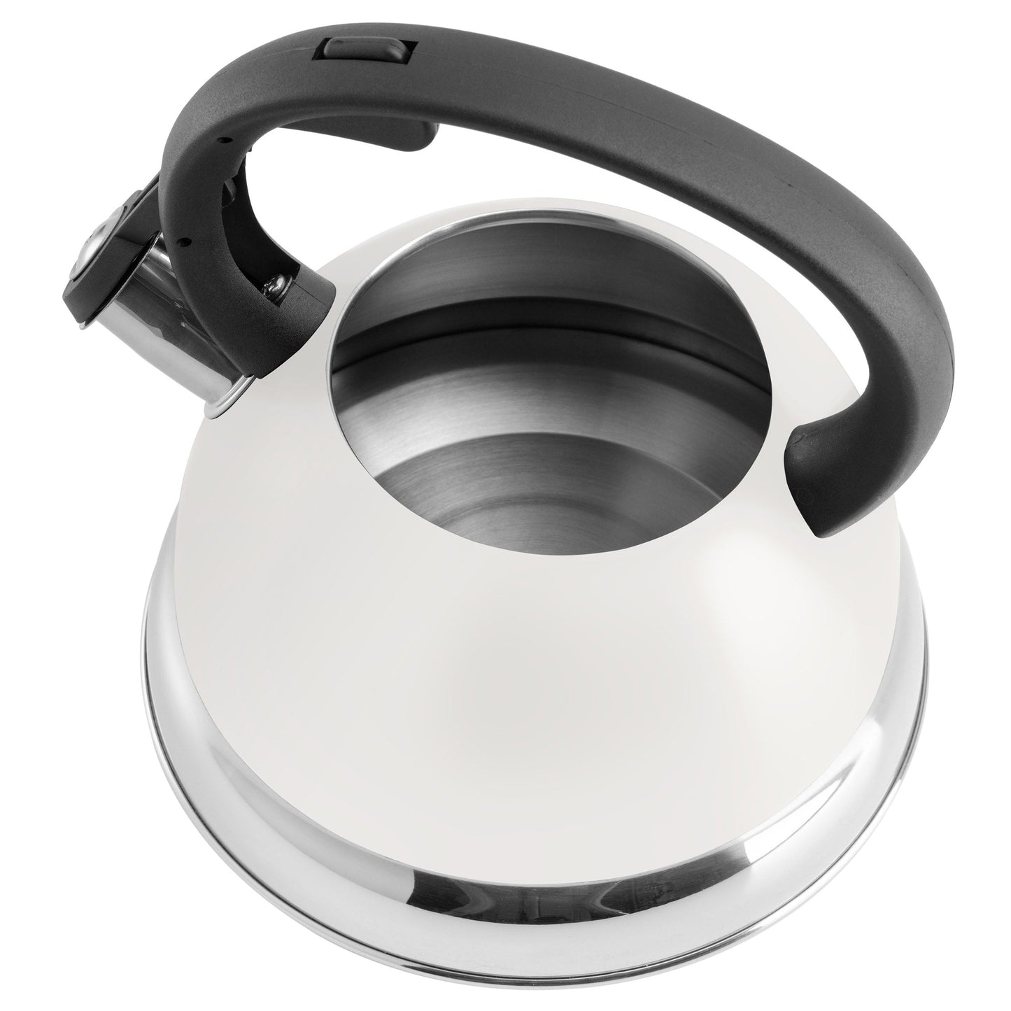 Mr. Flintshire 1.75 Quart Whistling Tea Kettle in Linen