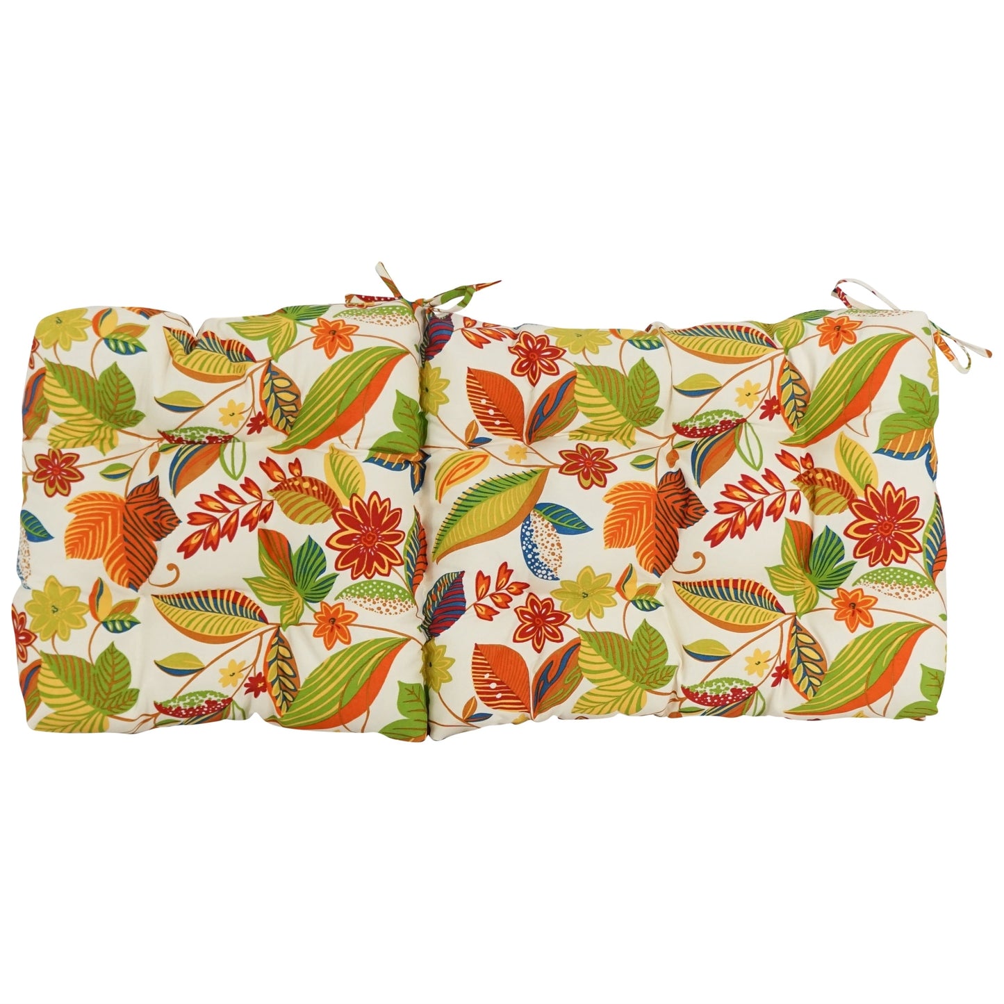 Multi-section Tufted Outdoor Seat/Back Chair Cushion (Multiple Sizes)