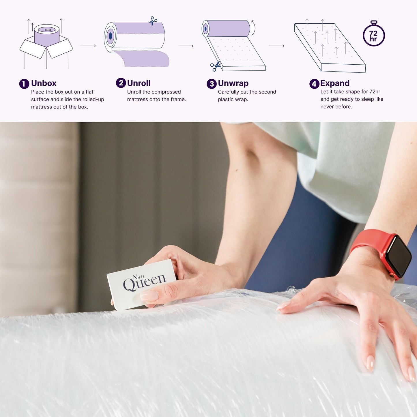NapQueen Elizabeth 12 Gel Memory Foam Mattress