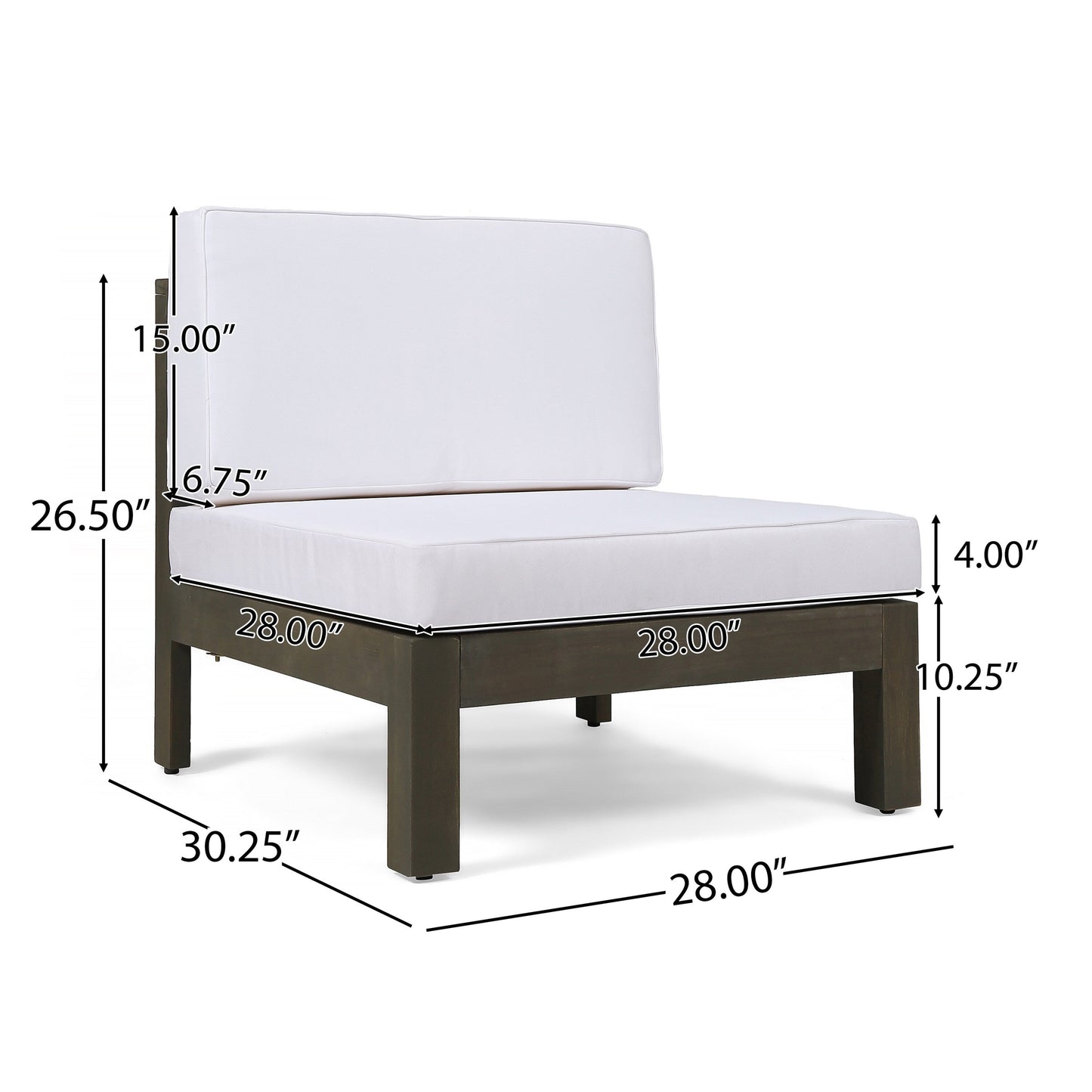 Oana Outdoor 12-Piece U-Shaped Acacia Wood Sectional Sofa Set by Christopher Knight Home
