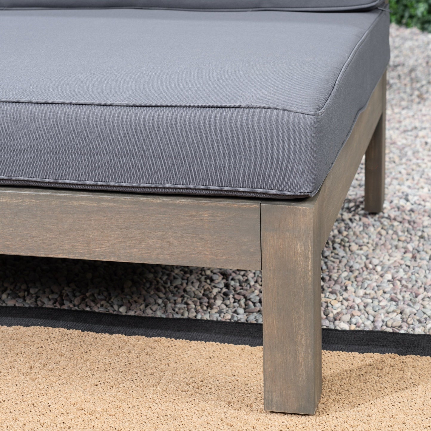 Oana Outdoor 12-Piece U-Shaped Acacia Wood Sectional Sofa Set by Christopher Knight Home