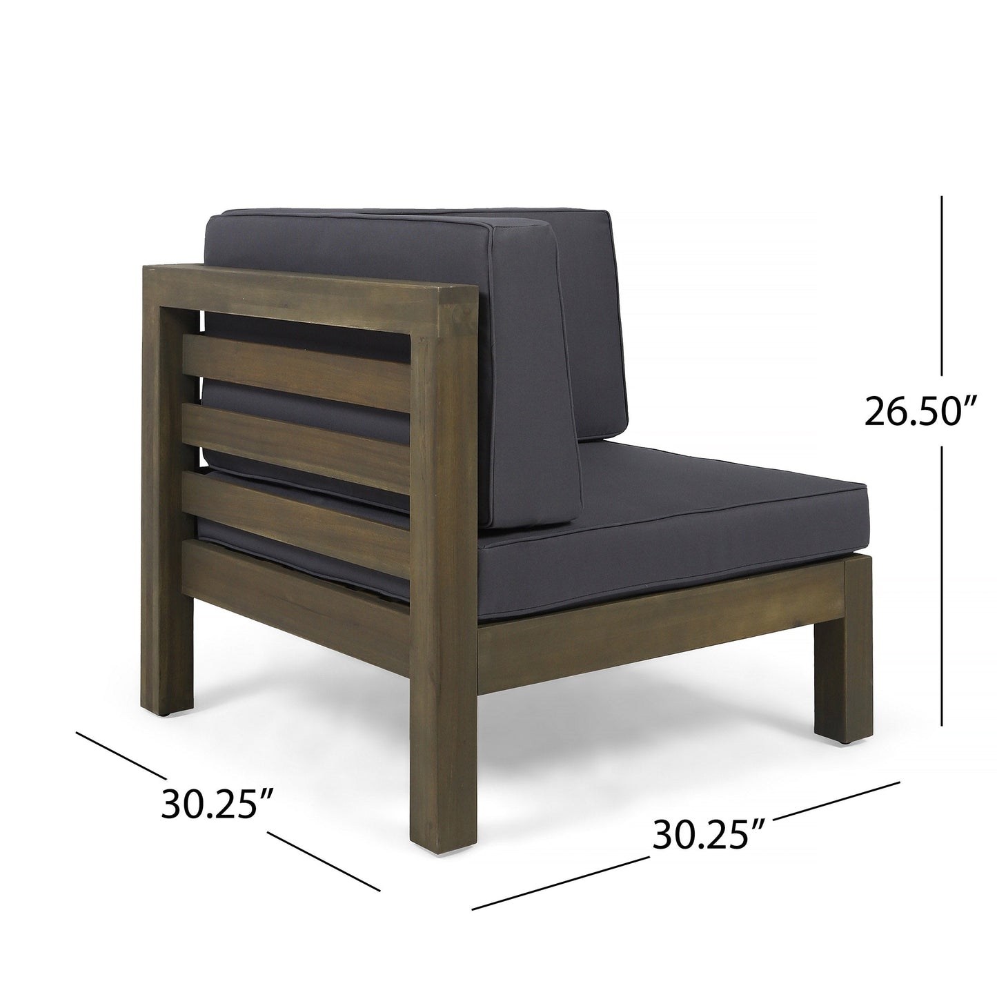 Oana Outdoor 12-Piece U-Shaped Acacia Wood Sectional Sofa Set by Christopher Knight Home