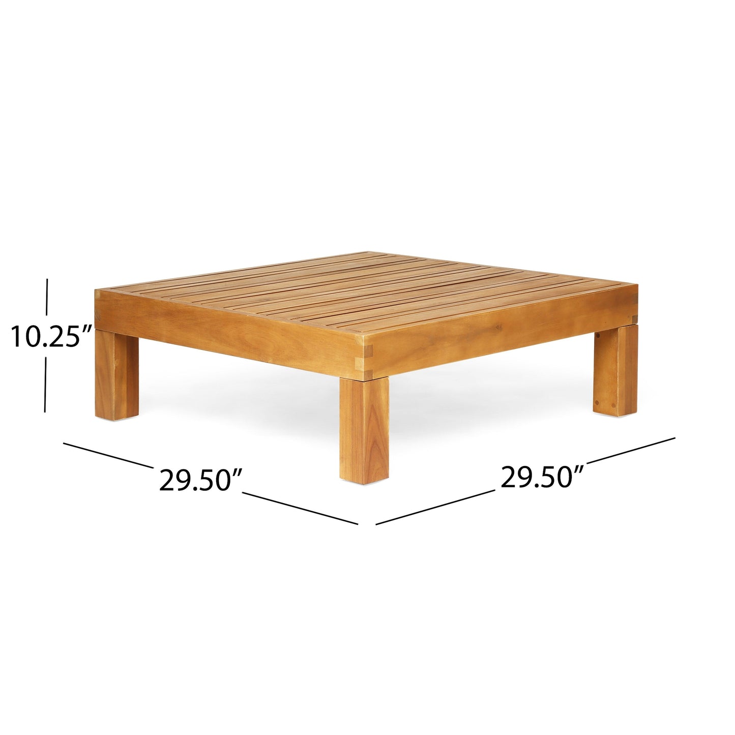Oana Outdoor 12-Piece U-Shaped Acacia Wood Sectional Sofa Set by Christopher Knight Home