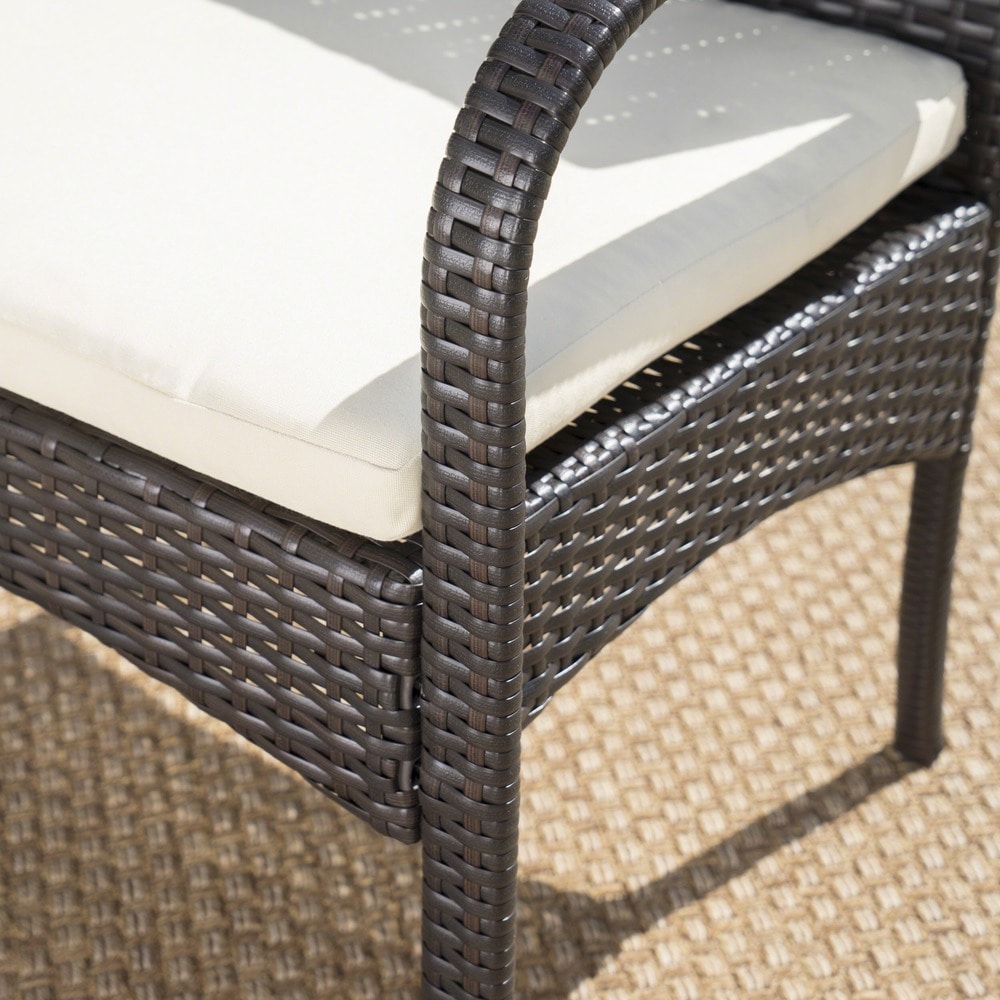 Palermo 6-piece Aluminum Wicker Dining Set by Christopher Knight Home