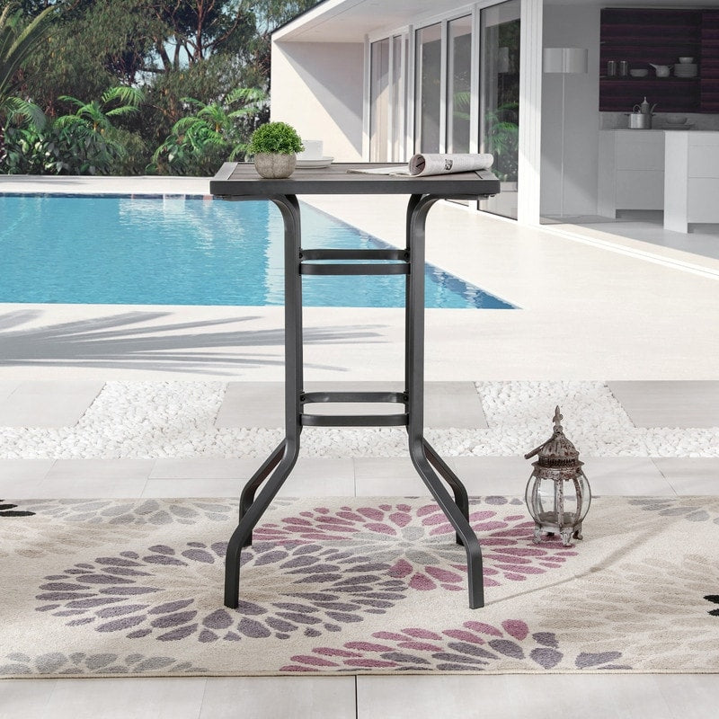 Patio Festival 3-Piece Outdoor Bar Height Bistro Dining Set
