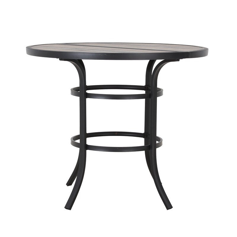 Patio Festival Outdoor 2-Person Round Dining Set with Cushions