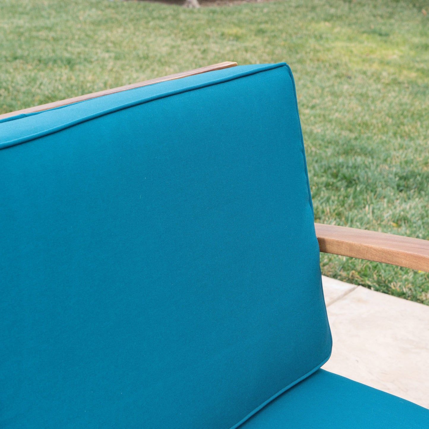 Perla Outdoor Acacia Wood 9-piece Sofa Set by Christopher Knight Home