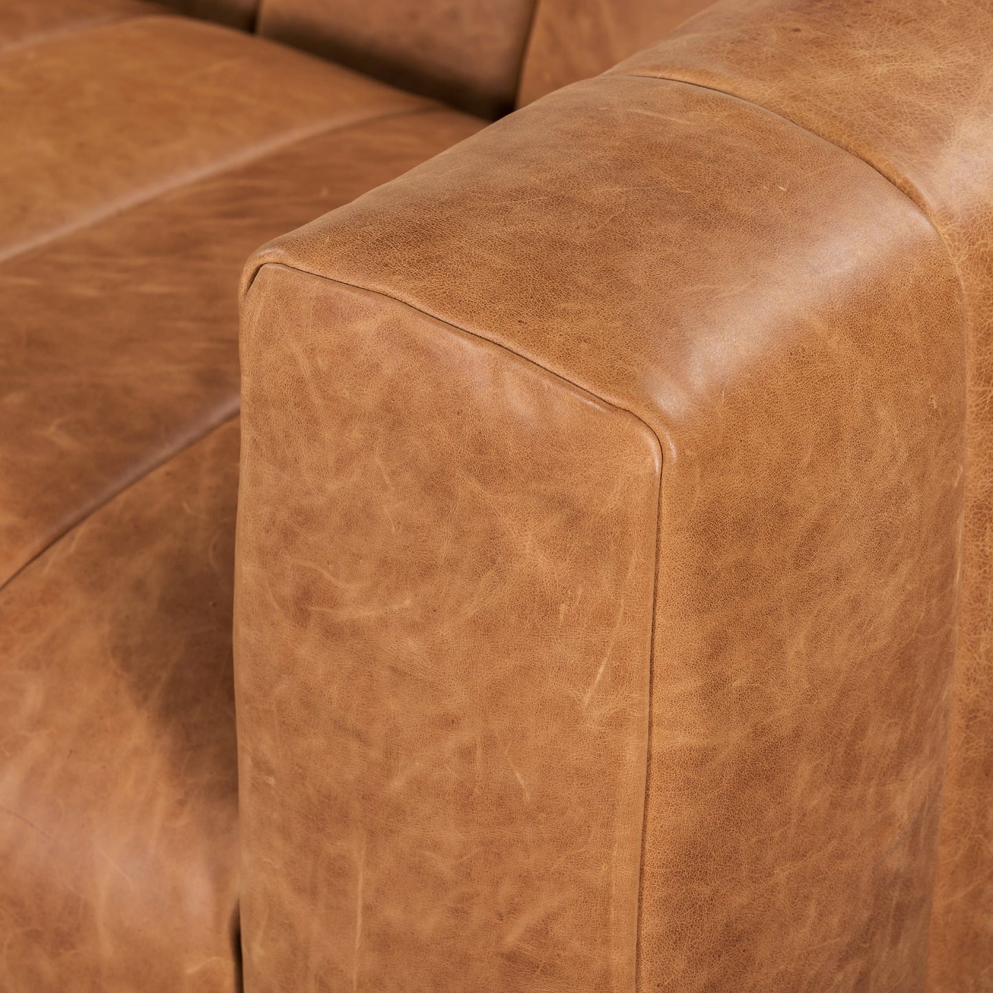 Poly & Bark Canale Sofa - Full Grain Genuine Italian Leather
