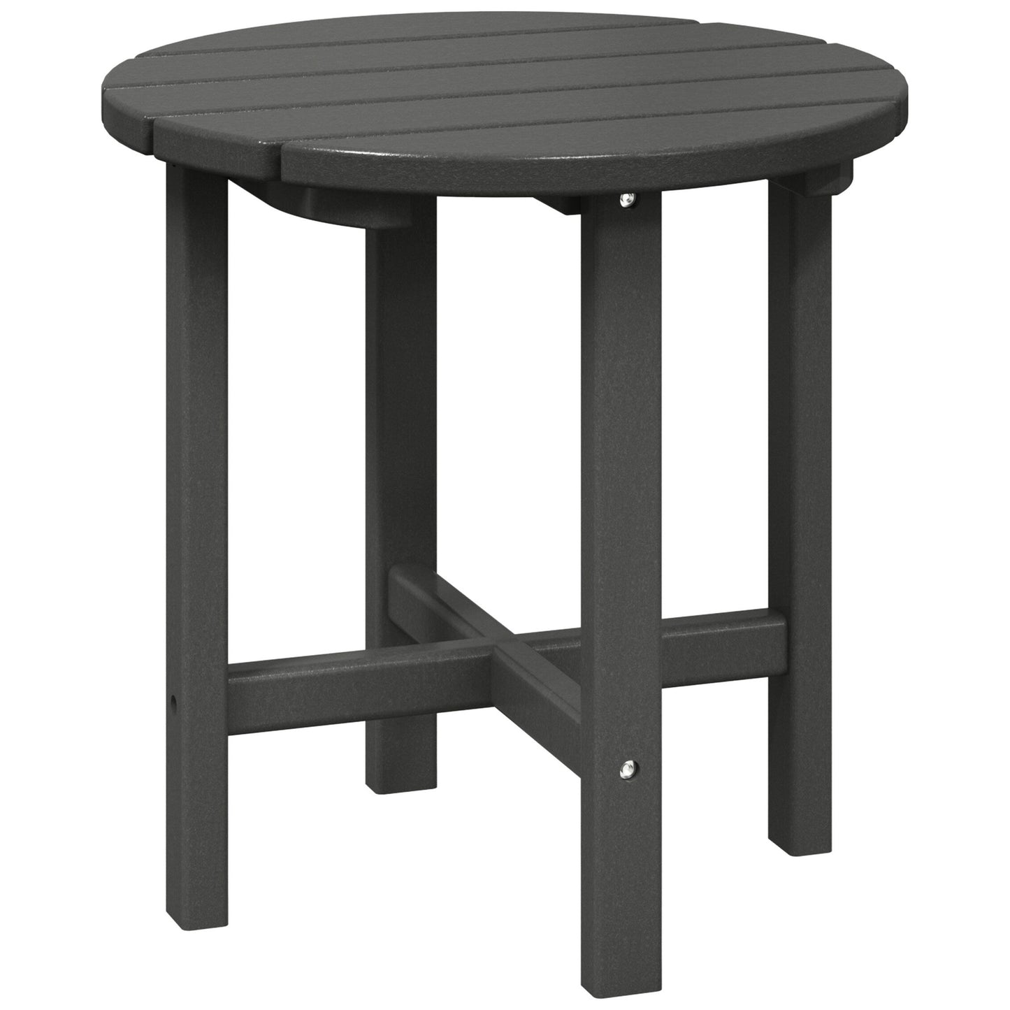 Polytrends Altura Eco-friendly All Weather Round 18 Side Table