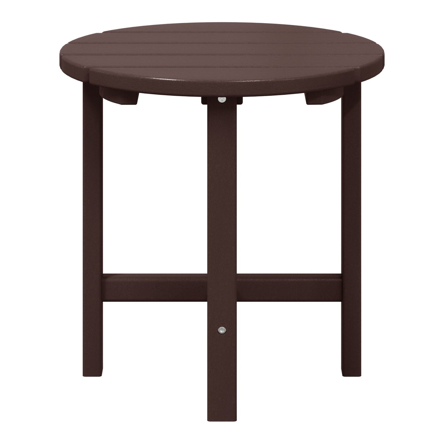 Polytrends Altura Eco-friendly All Weather Round 18 Side Table