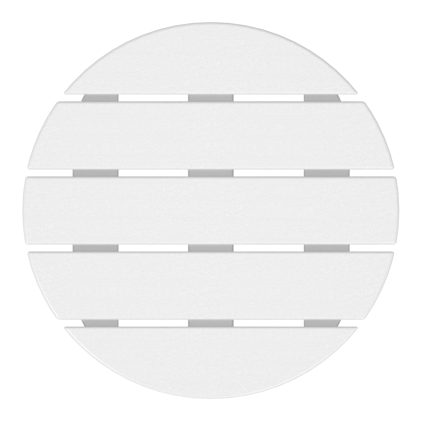 Polytrends Altura Eco-friendly All Weather Round 18 Side Table