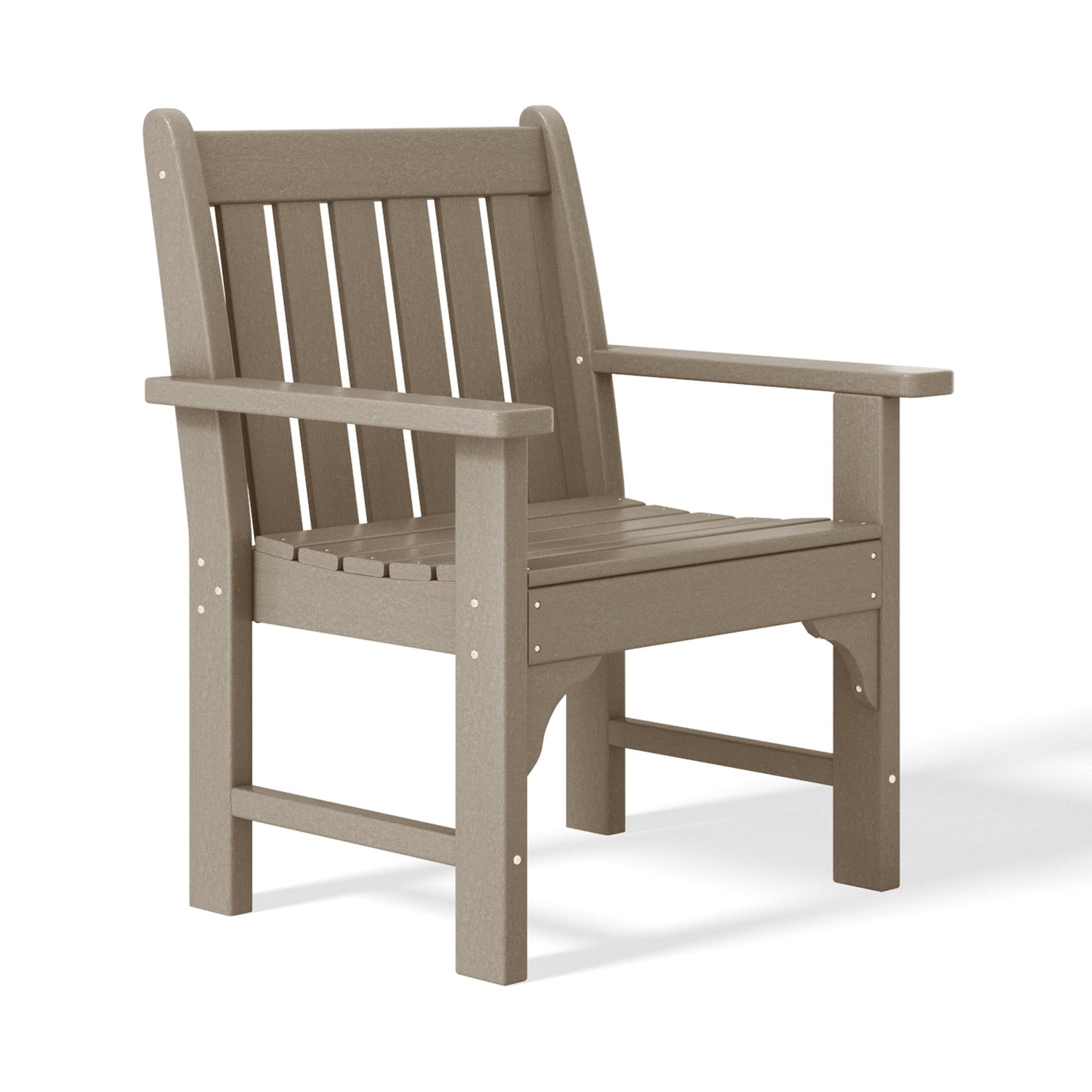 Polytrends Laguna 6-Piece Outdoor Patio Rectangle Table Garden Arm Chair Dining Set With Bench
