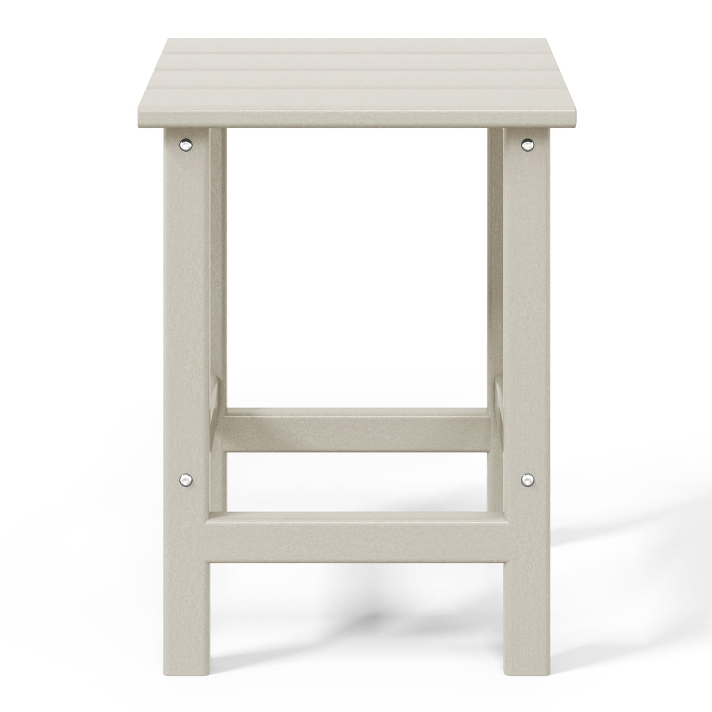 Polytrends Laguna Hdpe All Weather Outdoor Patio Square Side Table