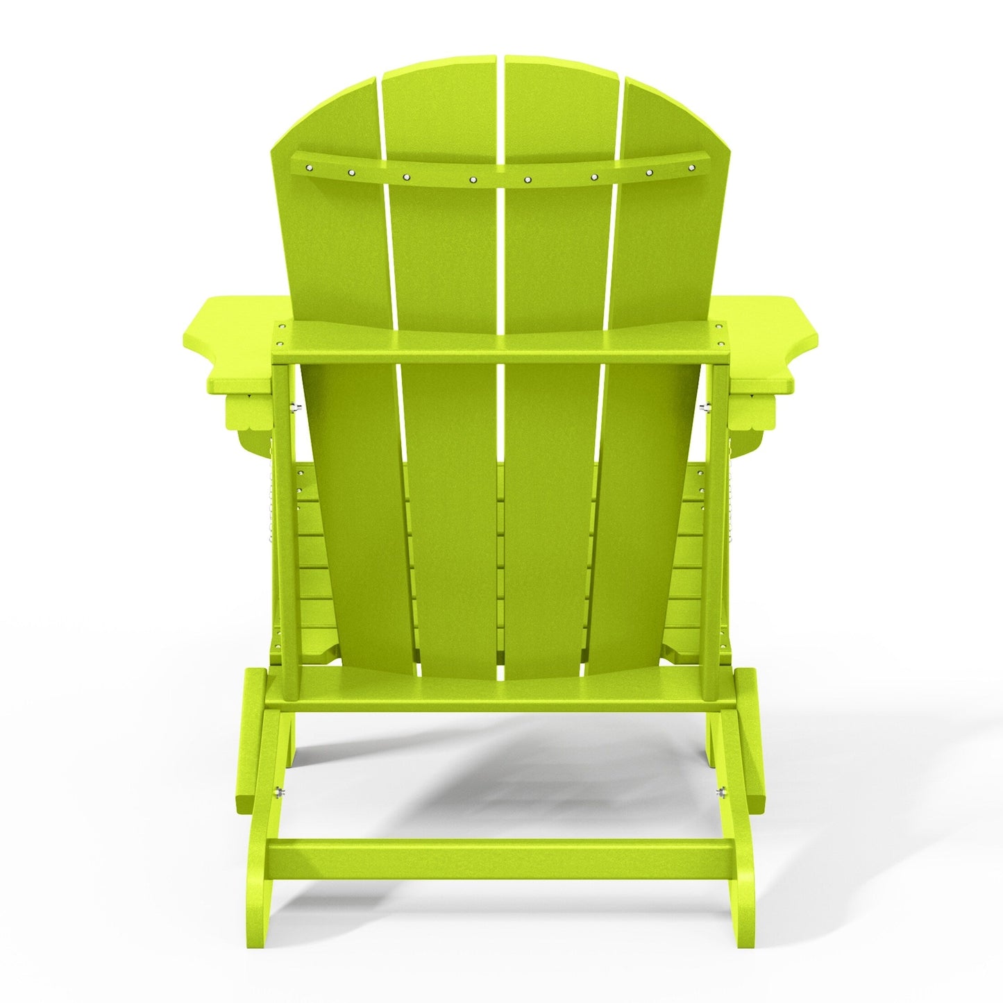 Polytrends Laguna Weather Resistant Outdoor Patio Folding Adirondack Chairs (Set of 2)