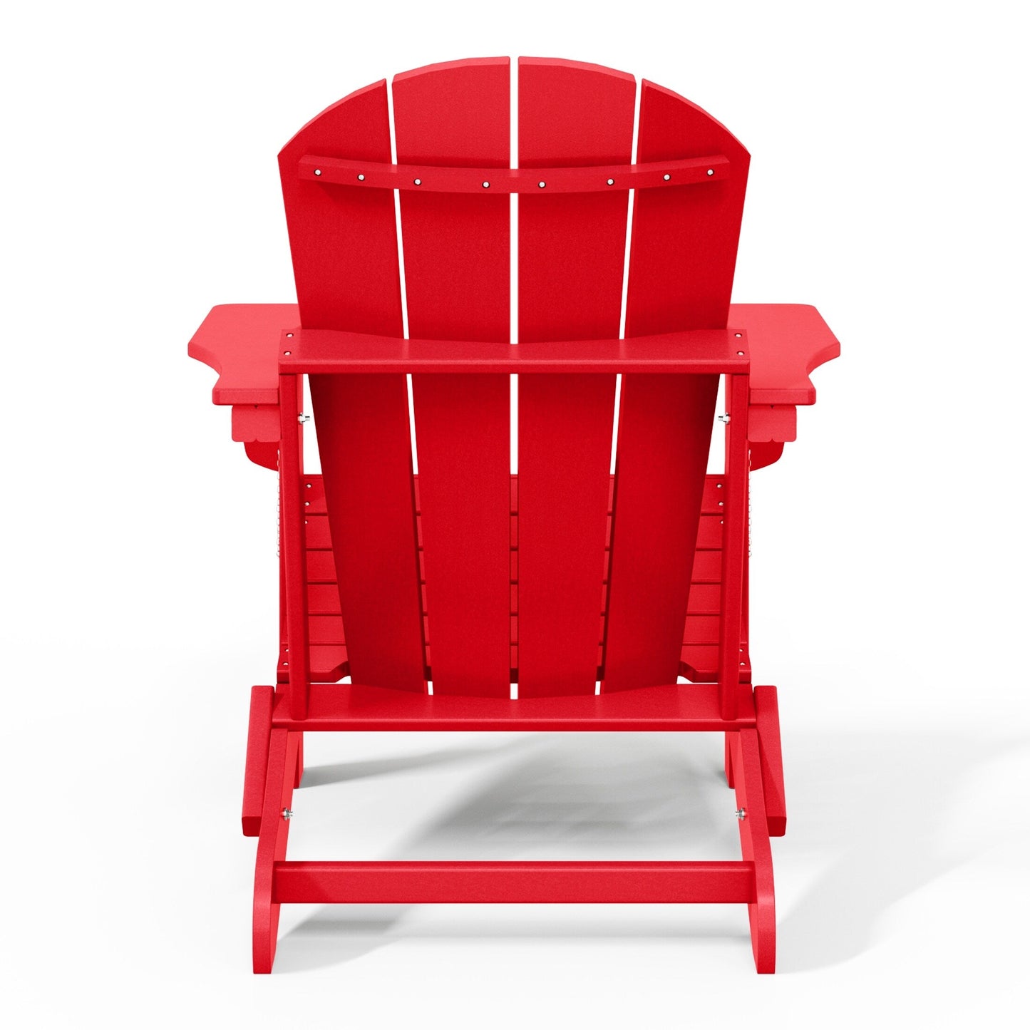 Polytrends Laguna Weather Resistant Outdoor Patio Folding Adirondack Chairs (Set of 2)