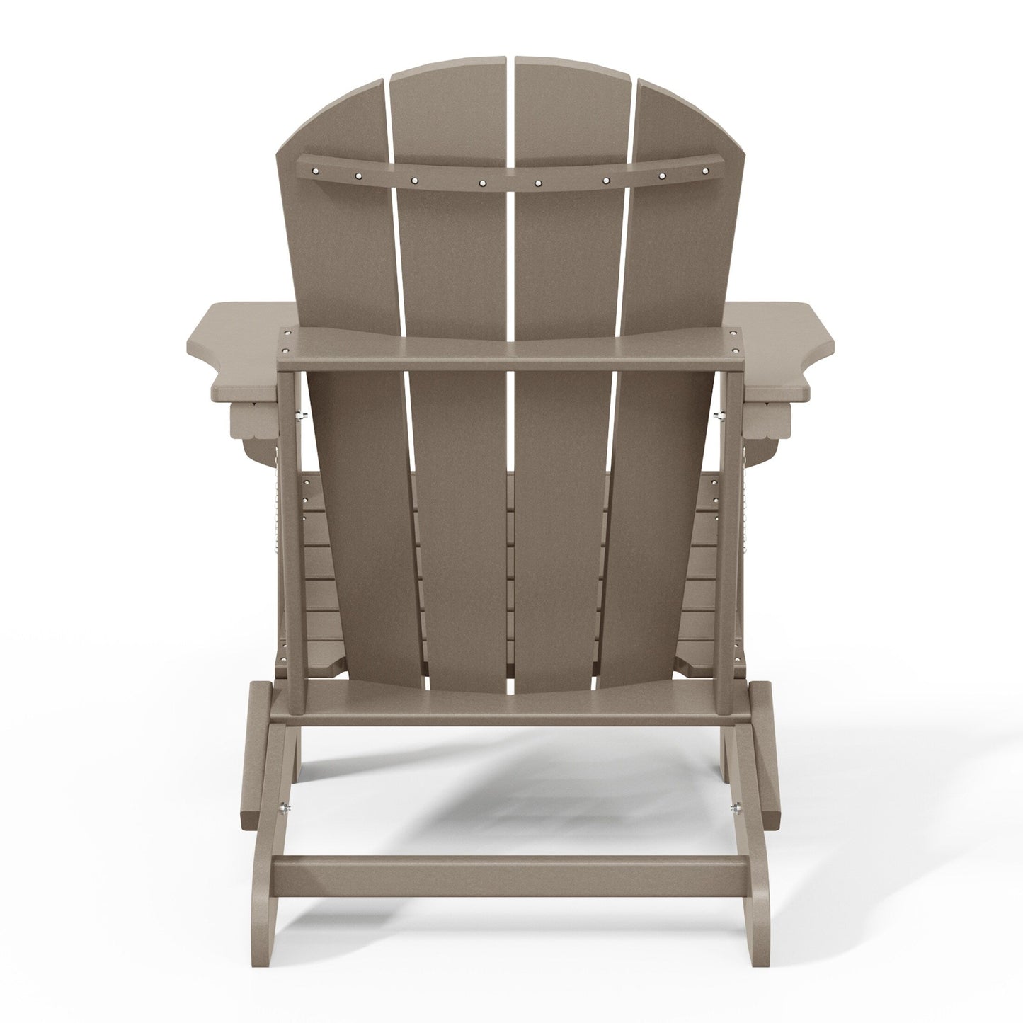 Polytrends Laguna Weather Resistant Outdoor Patio Folding Adirondack Chairs (Set of 2)