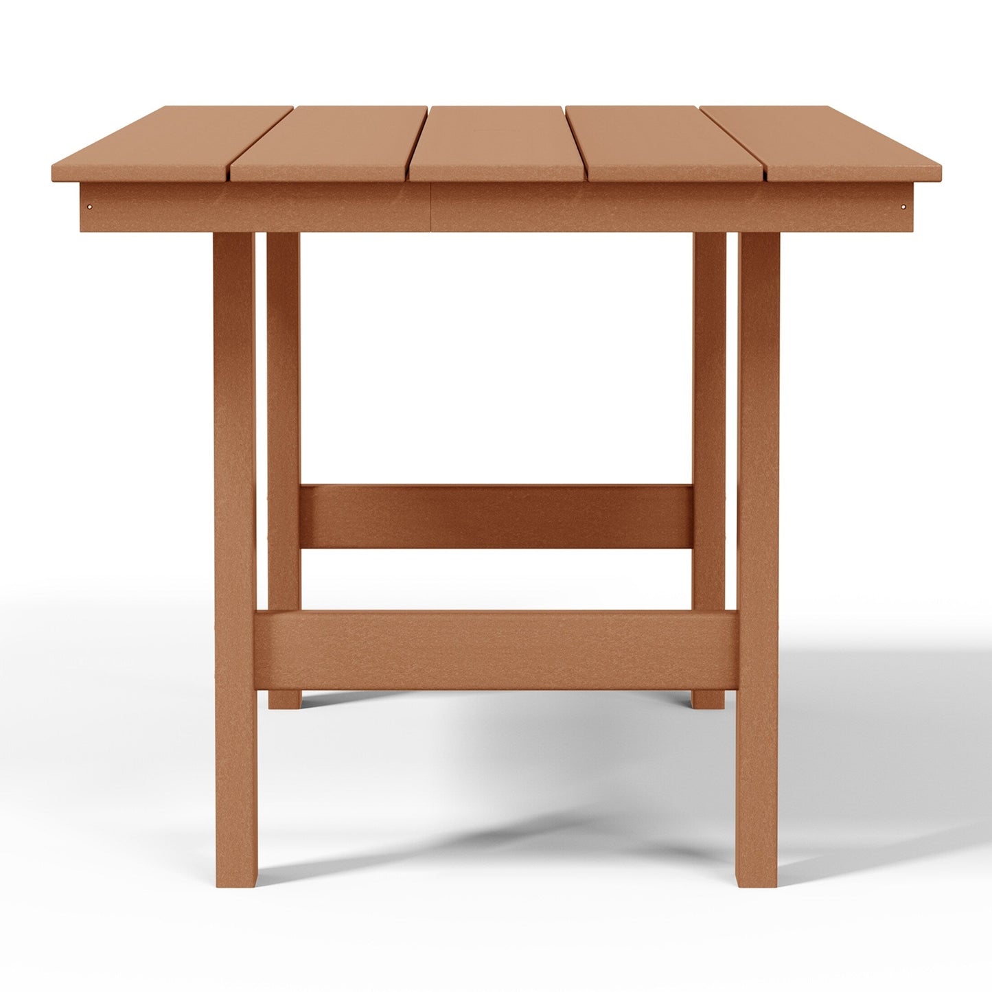 Polytrends Shoreside 6-Piece Side Chair Dining Set With Bench