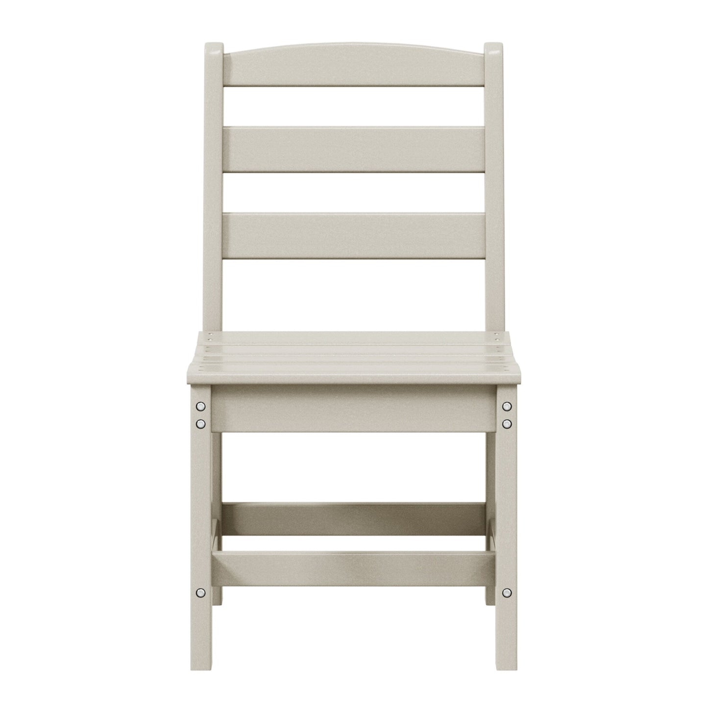 Polytrends Shoreside 6-Piece Side Chair Dining Set With Bench