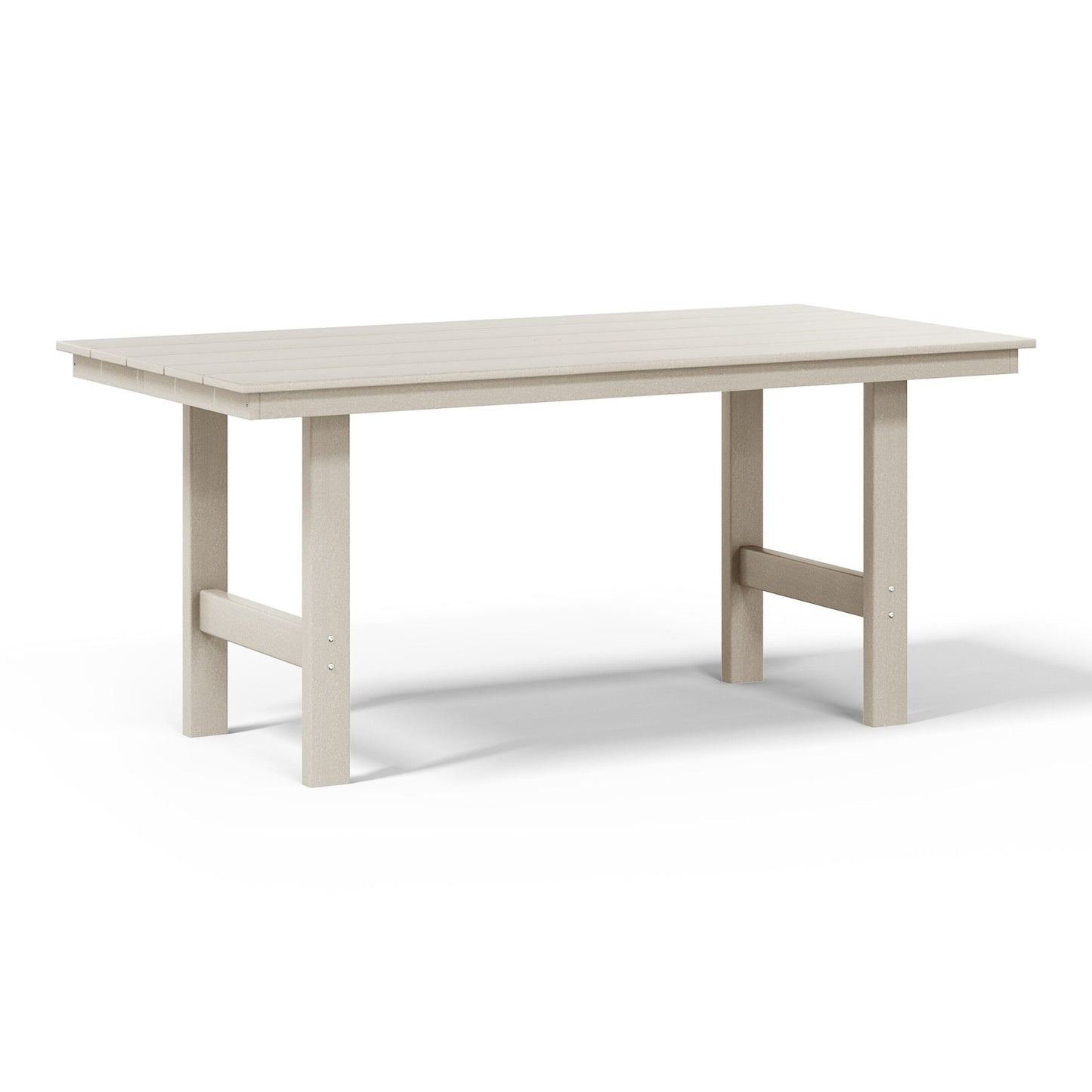 Polytrends Shoreside 6-Piece Side Chair Dining Set With Bench