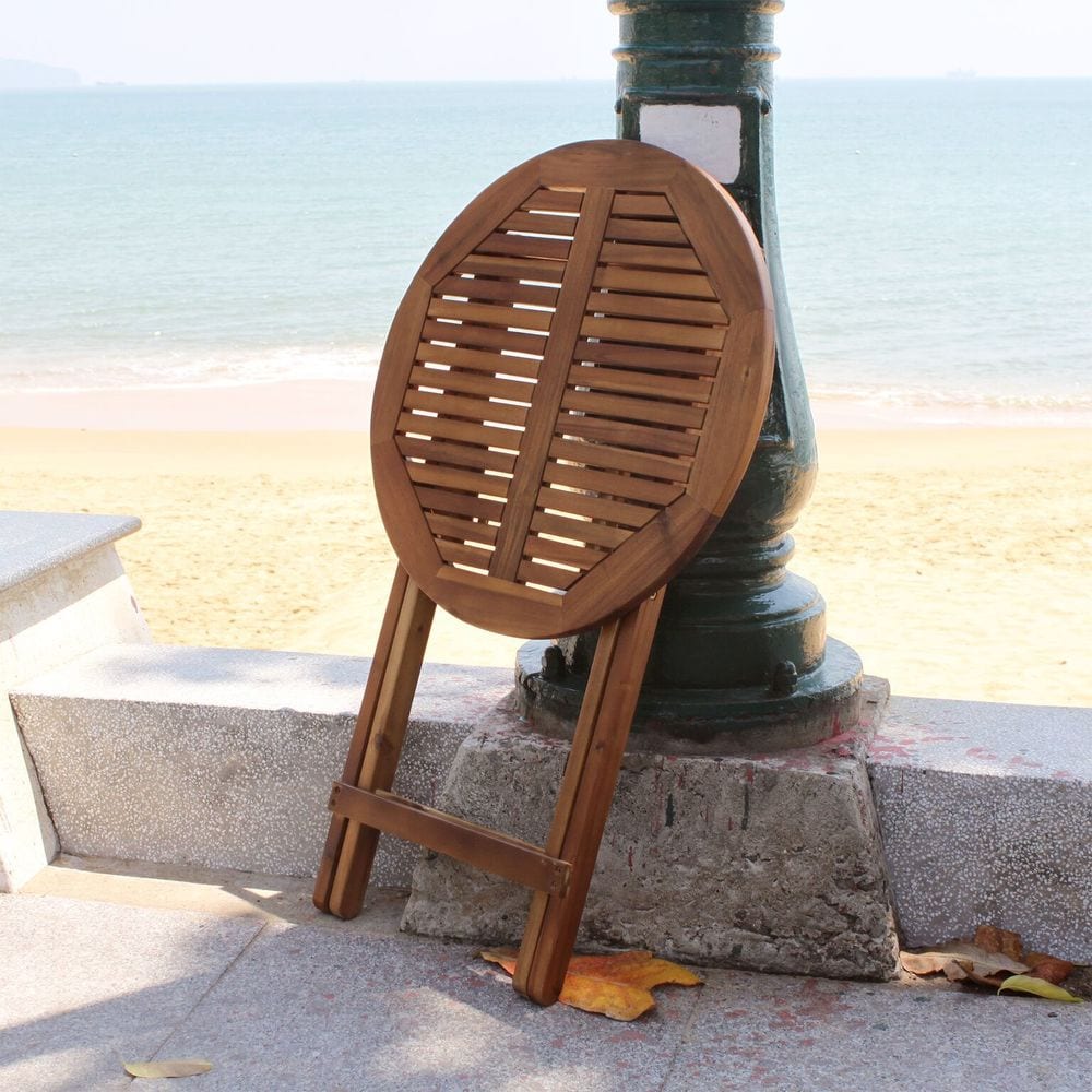 Silverton Acacia Hardwood Outdoor Bistro Set by Havenside Home