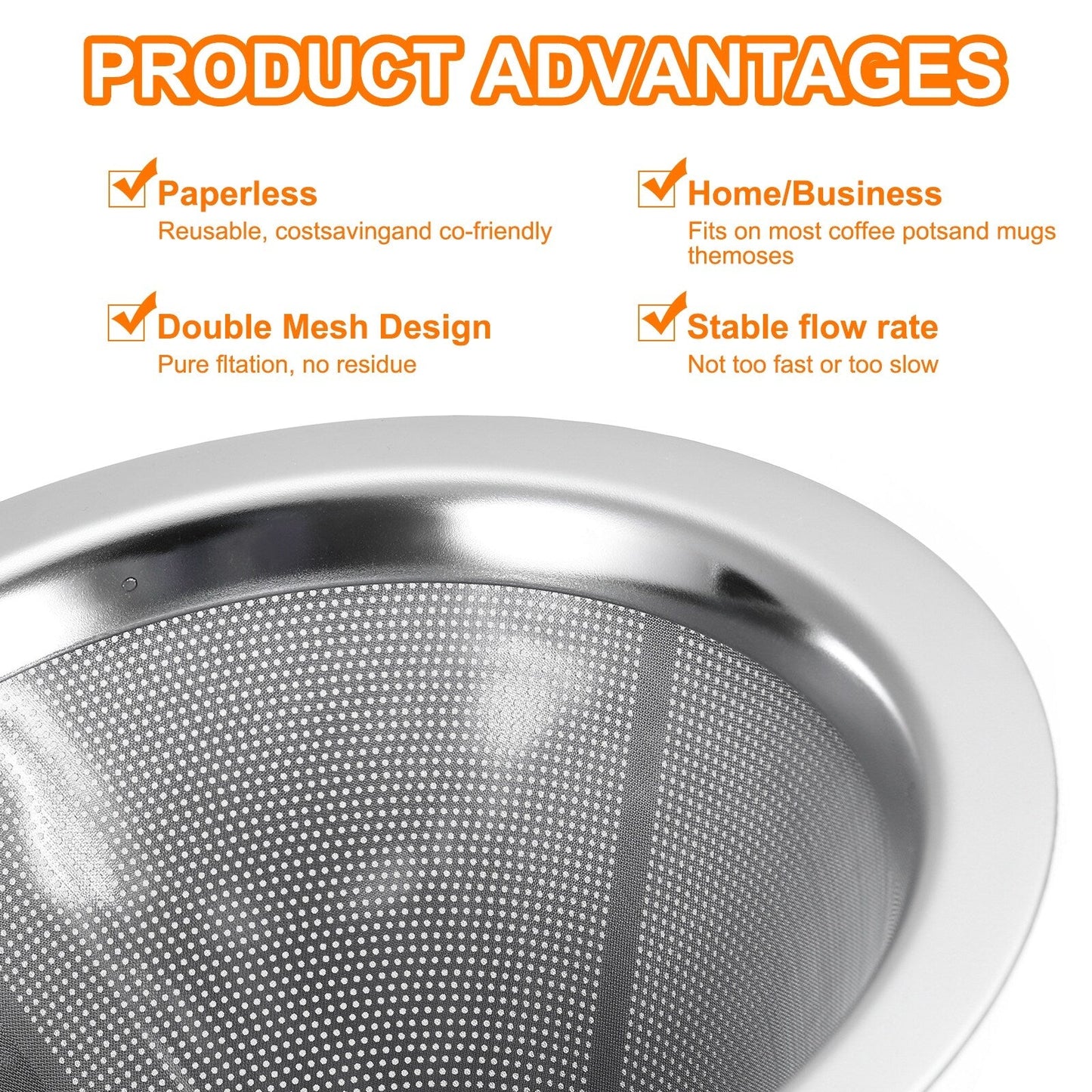 Pour Over Coffee Dripper Filter Maker with Bracket